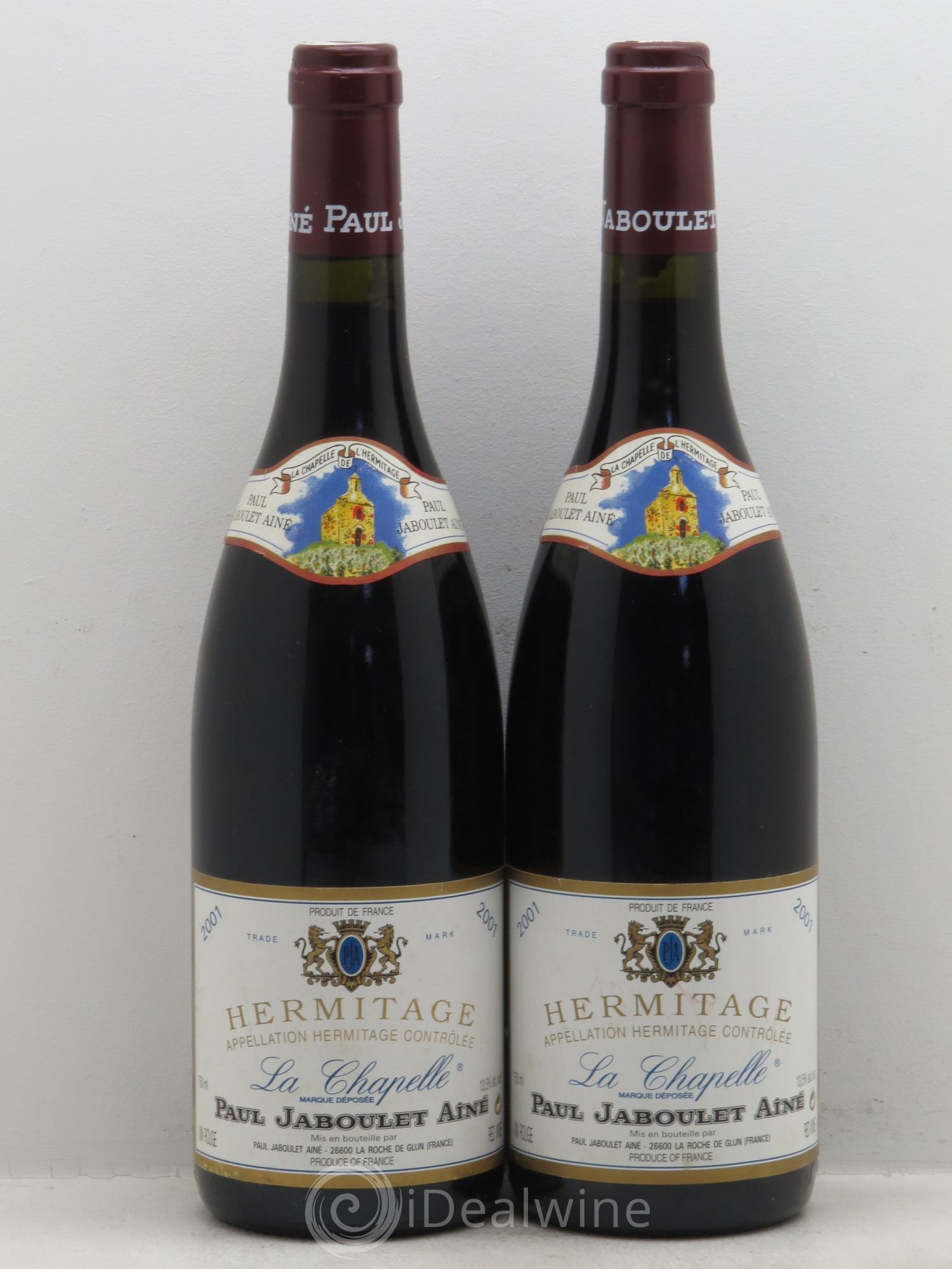 Hermitage La Chapelle Paul Jaboulet Ainé 2001 - Lot de 2 bouteilles - 0