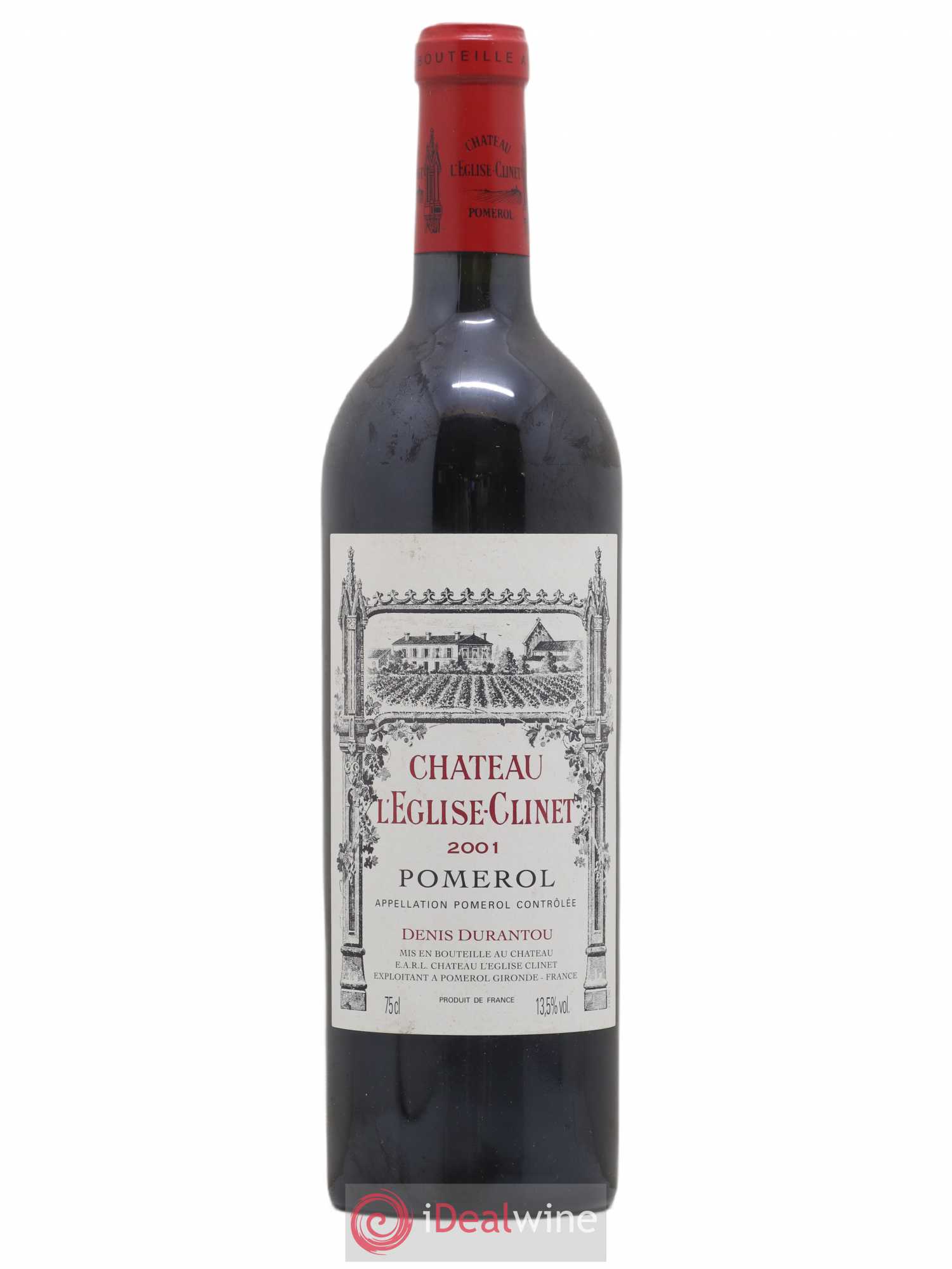 Château l' Église Clinet 2001 - Lot de 1 bouteille - 0