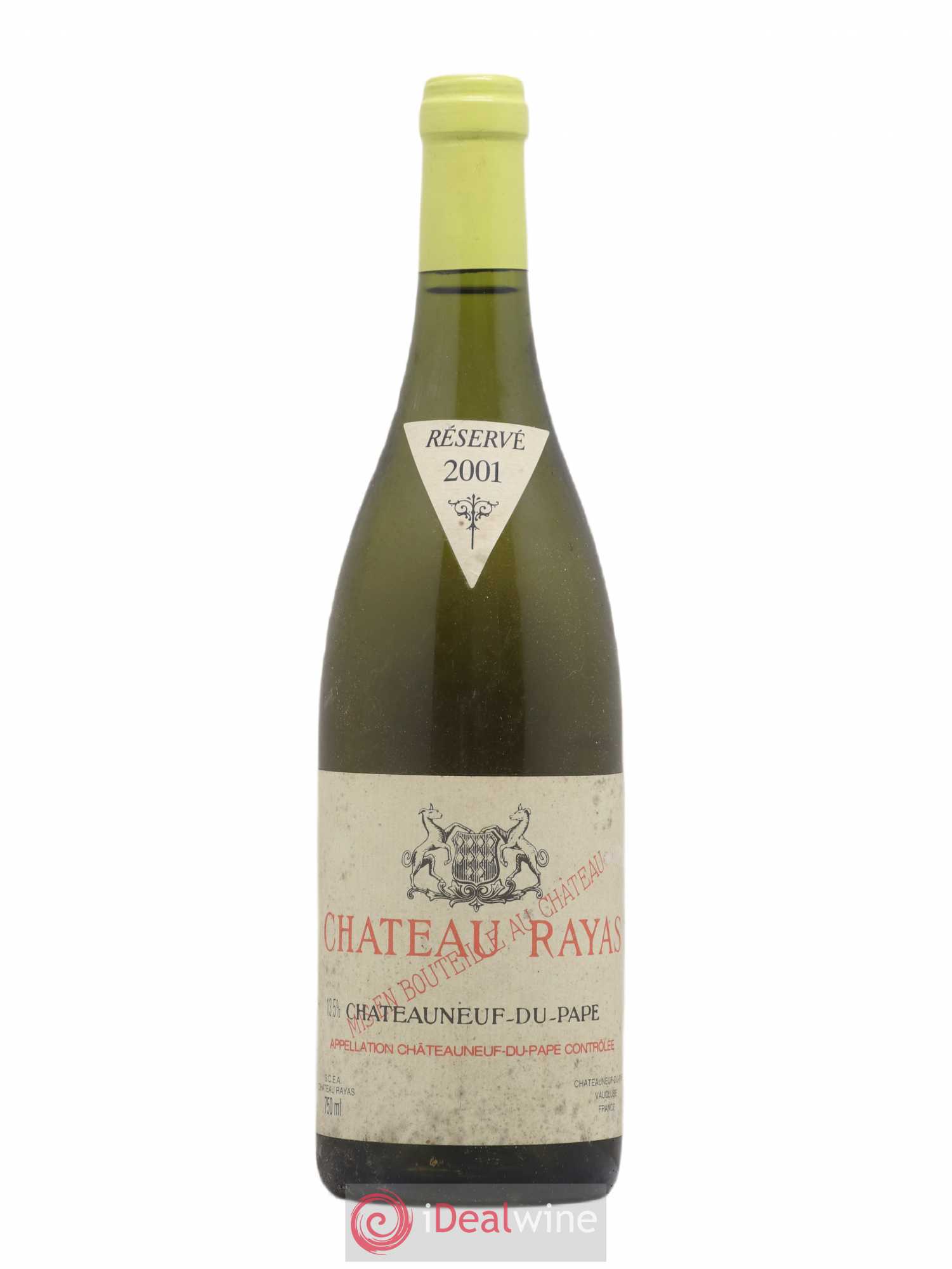 Châteauneuf-du-Pape Château Rayas Emmanuel Reynaud 2001 - Lot de 1 bouteille - 0