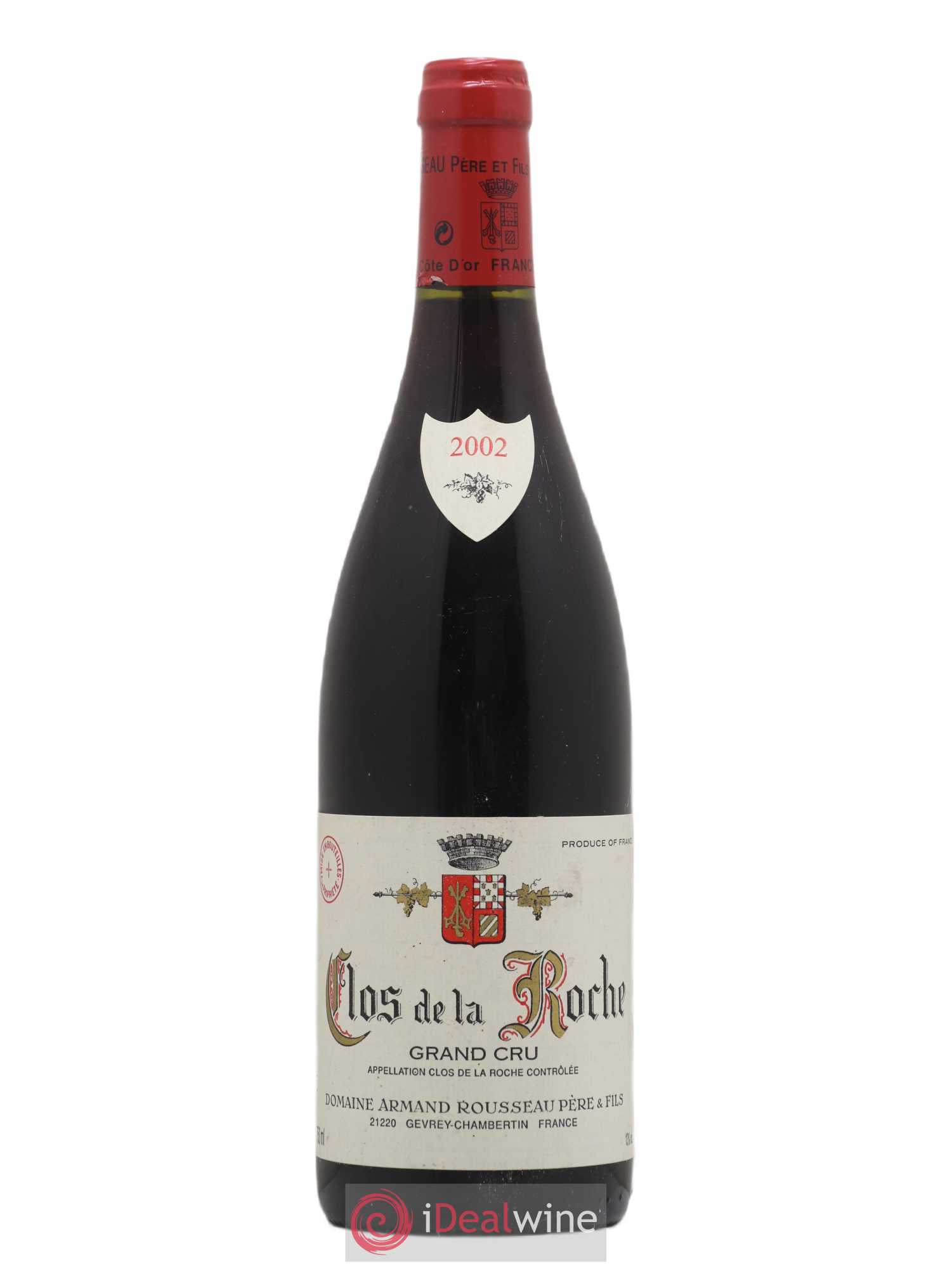 Clos de la Roche Grand Cru Armand Rousseau (Domaine) 2002 - Lot de 1 bouteille - 0
