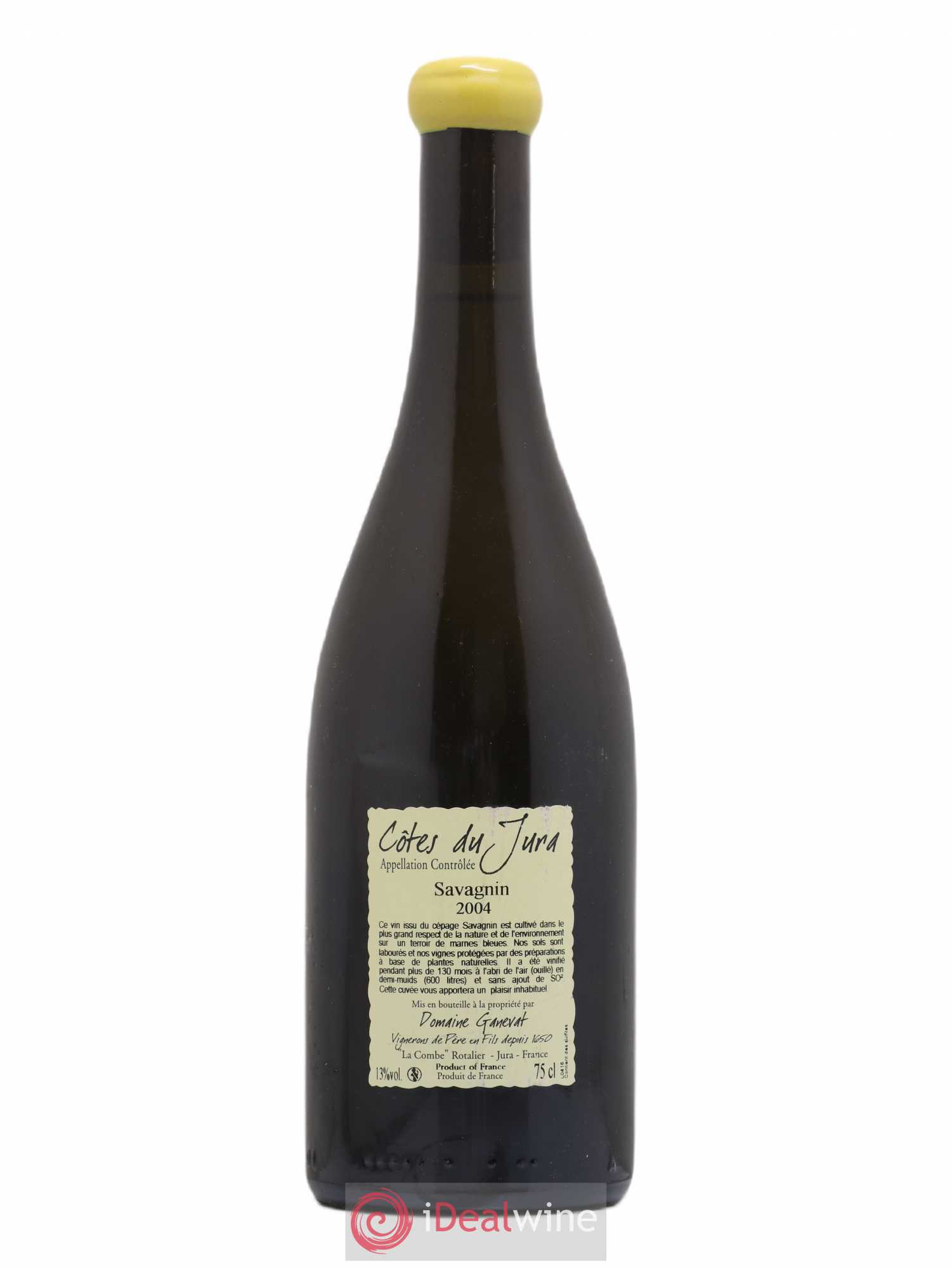 Côtes du Jura Les Vignes de mon Père Jean-François Ganevat (Domaine) 2004 - Lot de 1 bouteille - 1