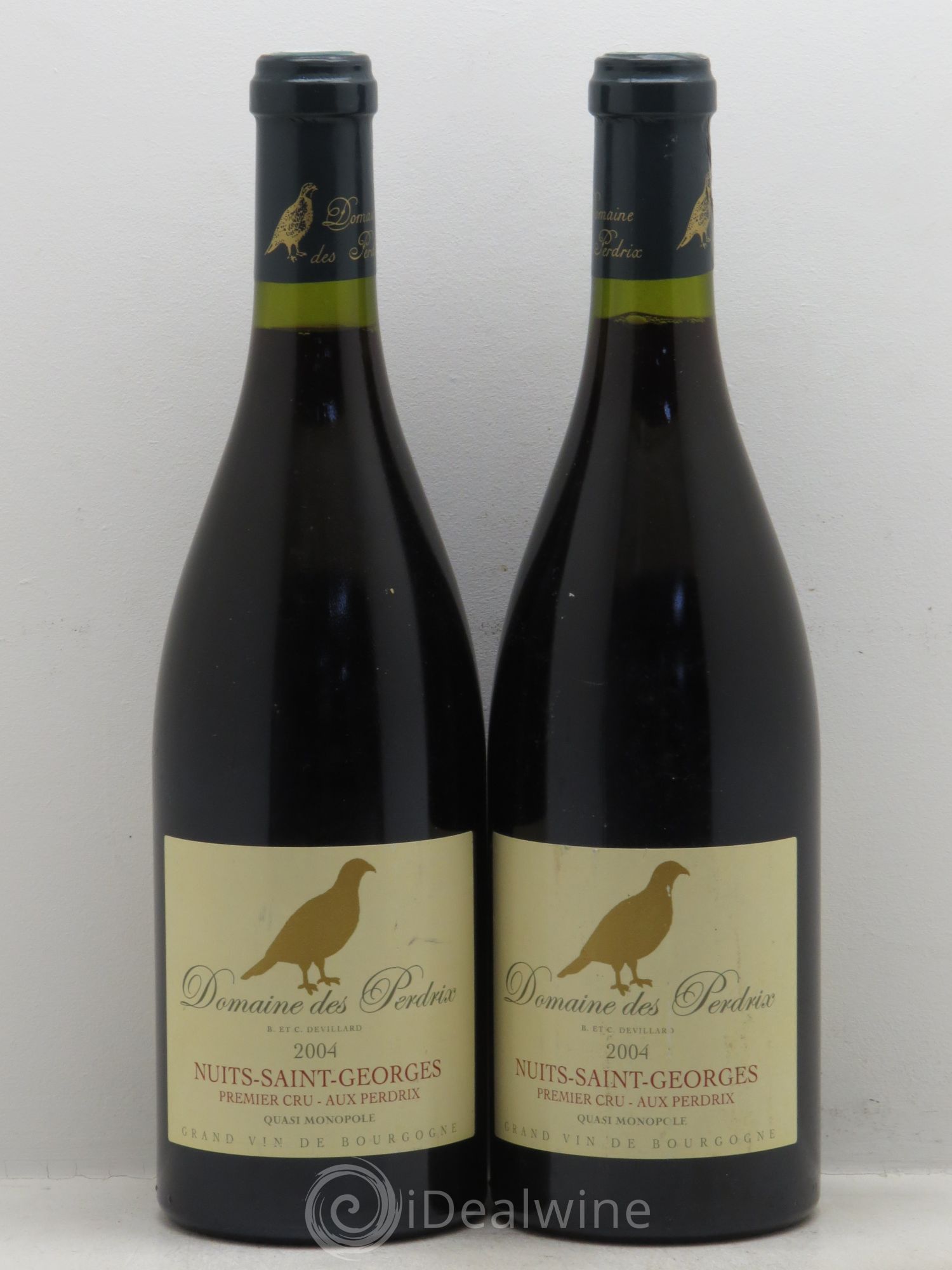 Nuits-Saint-Georges 1er Cru Aux Perdrix - Domaine des Perdrix 2004 - Posten von 2 Flaschen - 0