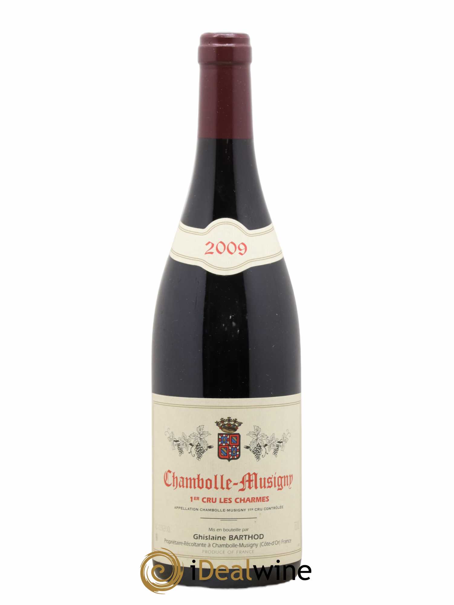 Chambolle-Musigny 1er Cru Les Charmes Ghislaine Barthod 2009 - Lot de 1 bouteille - 0