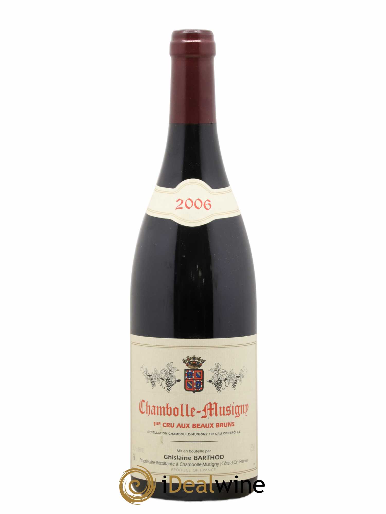 Chambolle-Musigny 1er Cru Aux Beaux Bruns Ghislaine Barthod 2006 - Lot de 1 bouteille - 0