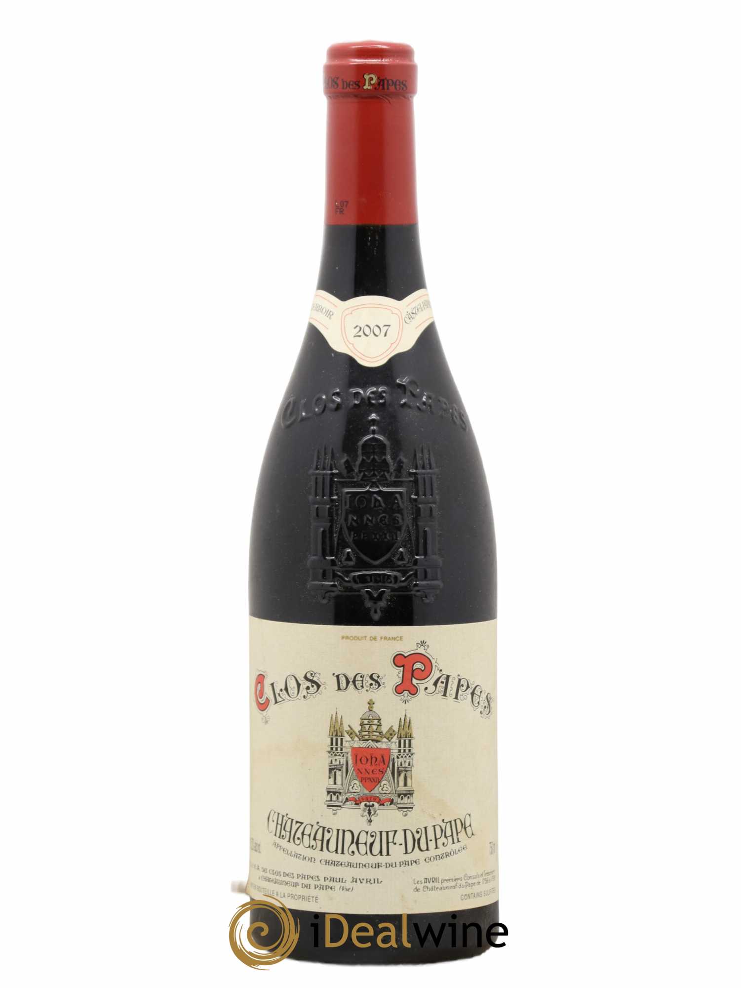 Châteauneuf-du-Pape Clos des Papes - Paul Avril 2007 - Lot de 1 bouteille - 0