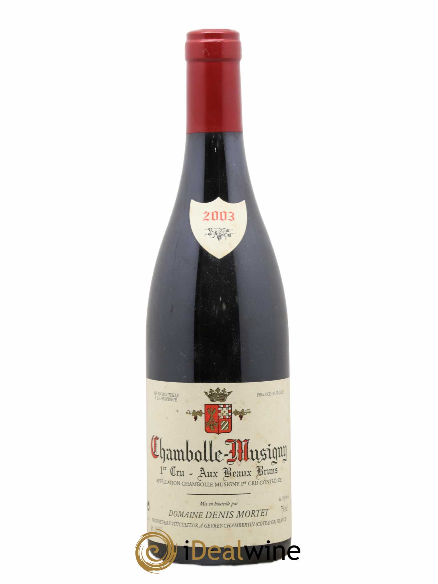 Chambolle-Musigny 1er Cru Aux Beaux Bruns Denis Mortet (Domaine) 2003 - Lot de 1 bouteille - 0