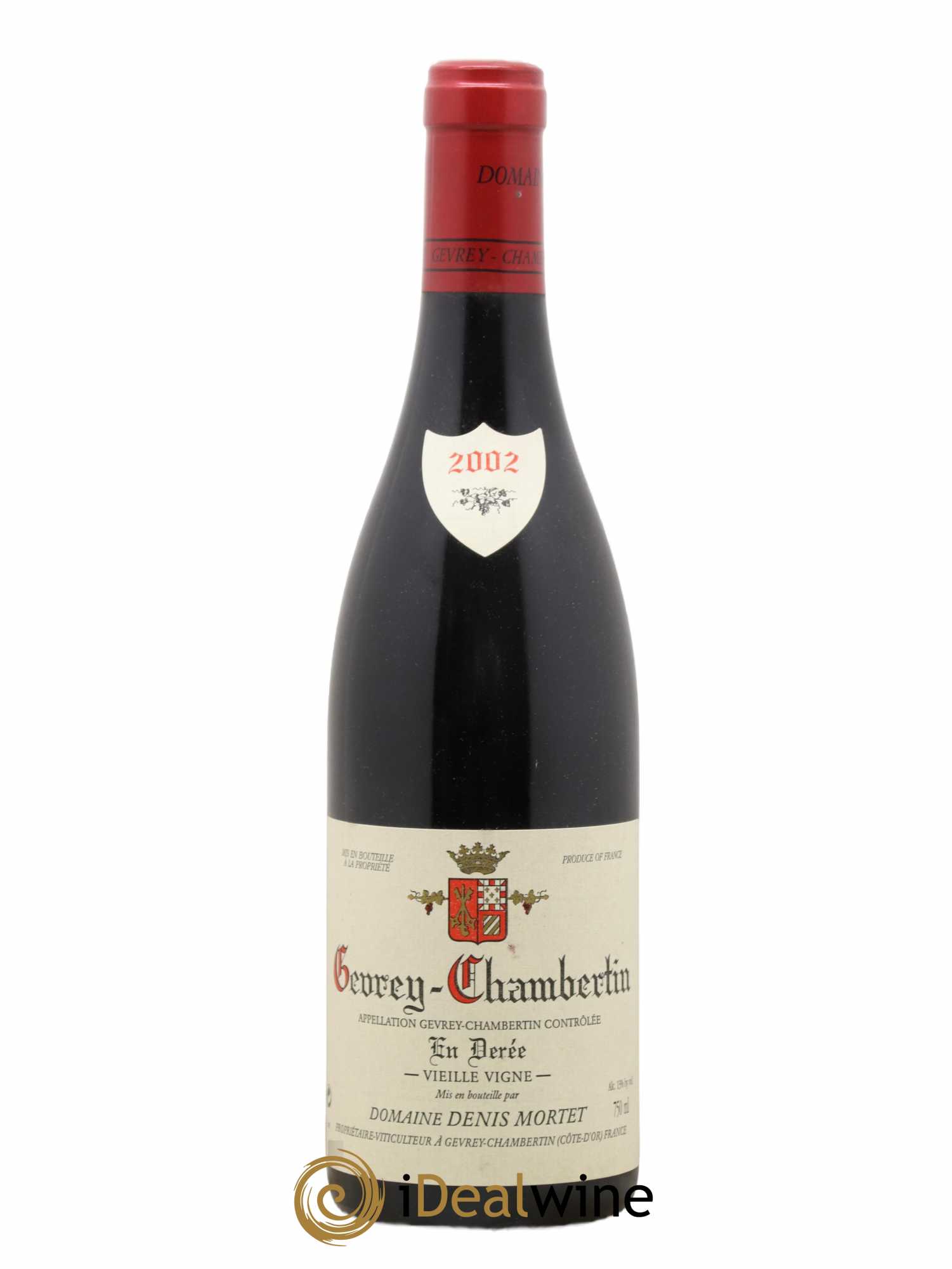 Gevrey-Chambertin En Derée Vieille Vigne Denis Mortet (Domaine) 2002 - Lot de 1 bouteille - 0