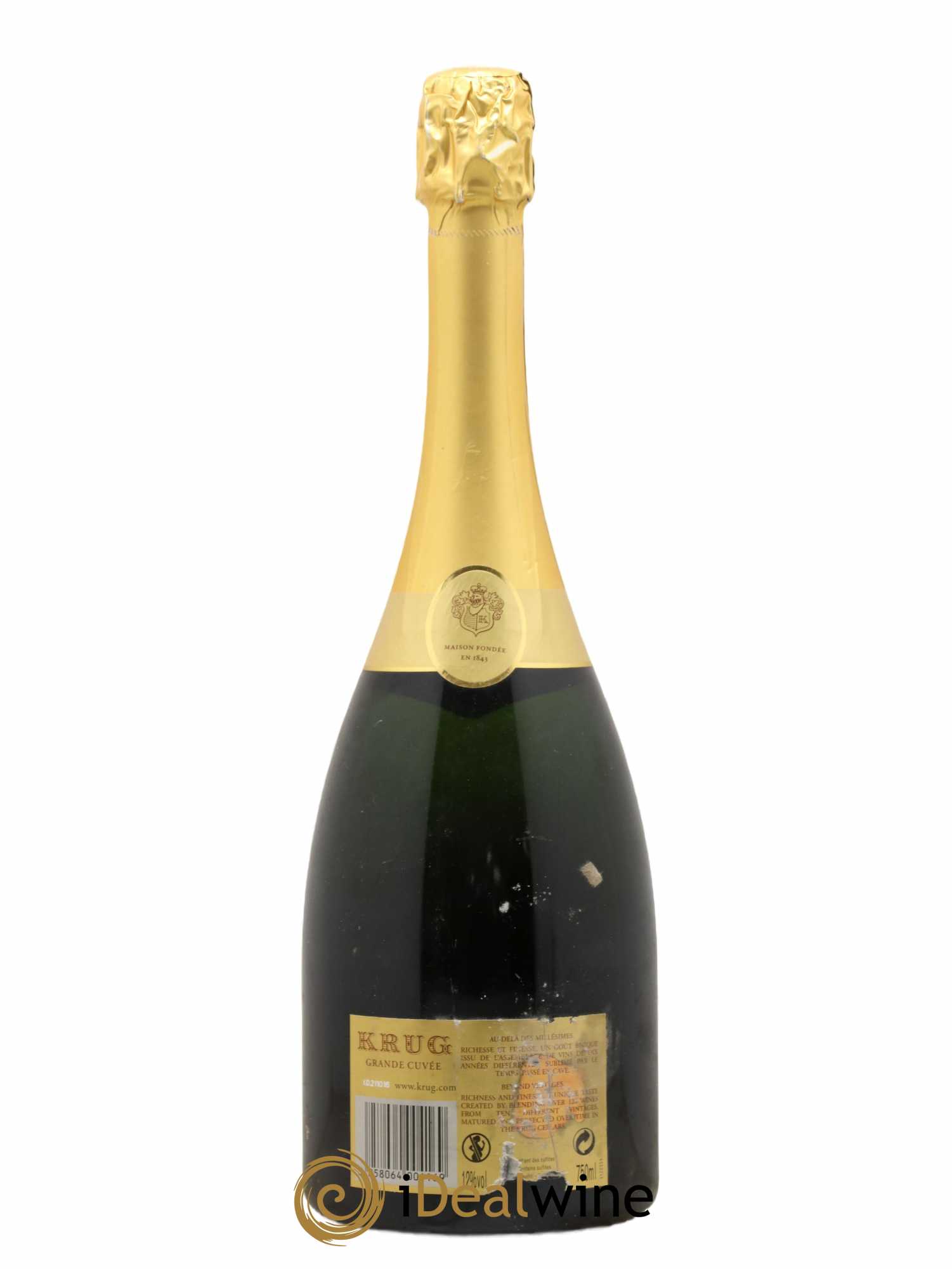Grande Cuvée - 160ème édition Krug Brut - Lot of 1 bottle - 1