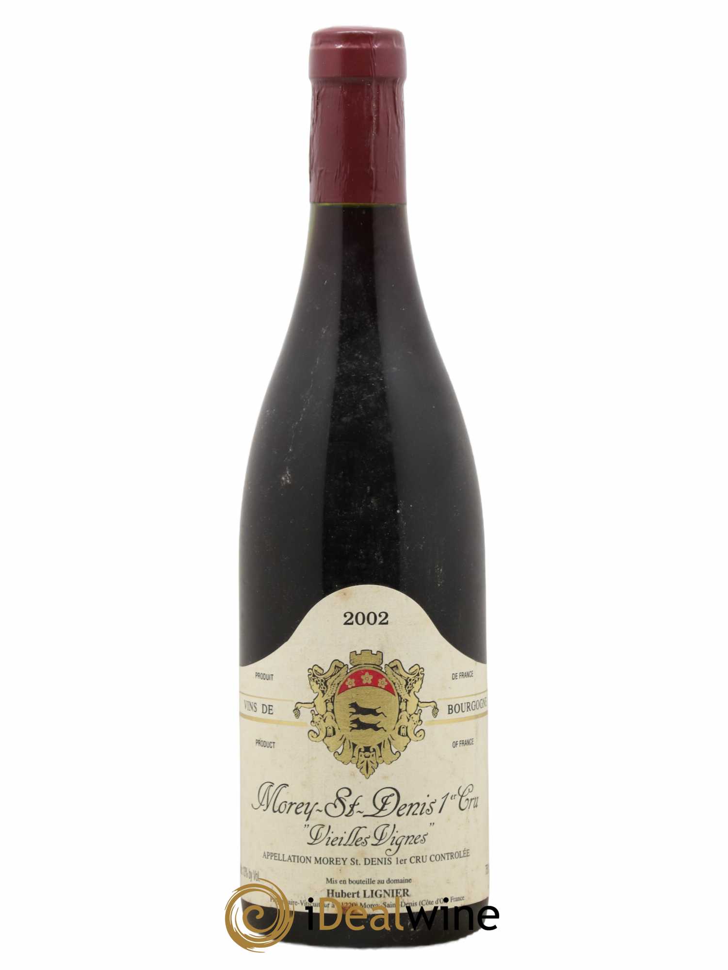 Morey-Saint-Denis 1er Cru Vieilles Vignes Hubert Lignier (Domaine) 2002 - Lot de 1 bouteille - 0