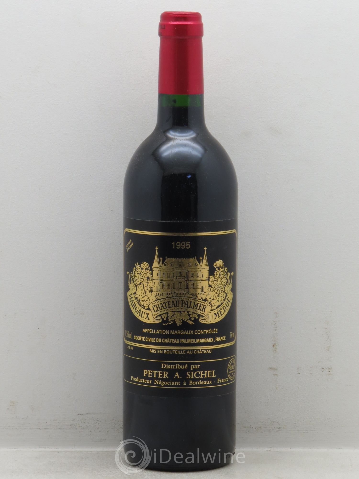 Château Palmer 3ème Grand Cru Classé (distribué par Peter A.Sichel) 1995 - Lot de 1 bouteille - 0
