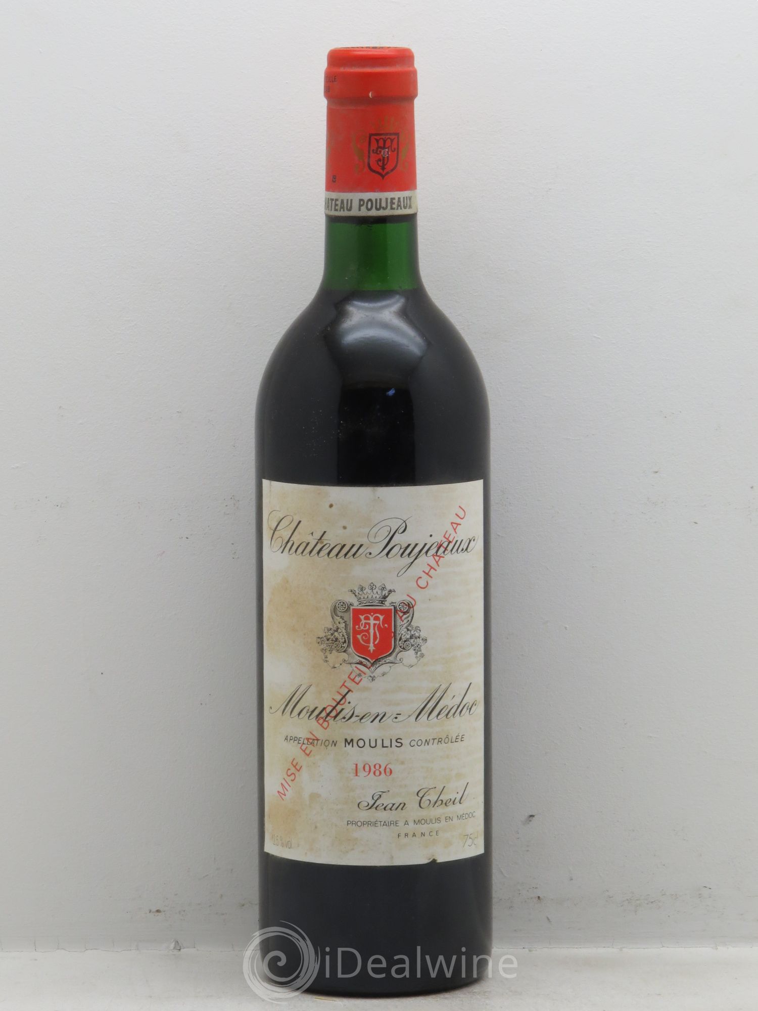 Château Poujeaux 1986 - Lot de 1 bouteille - 0