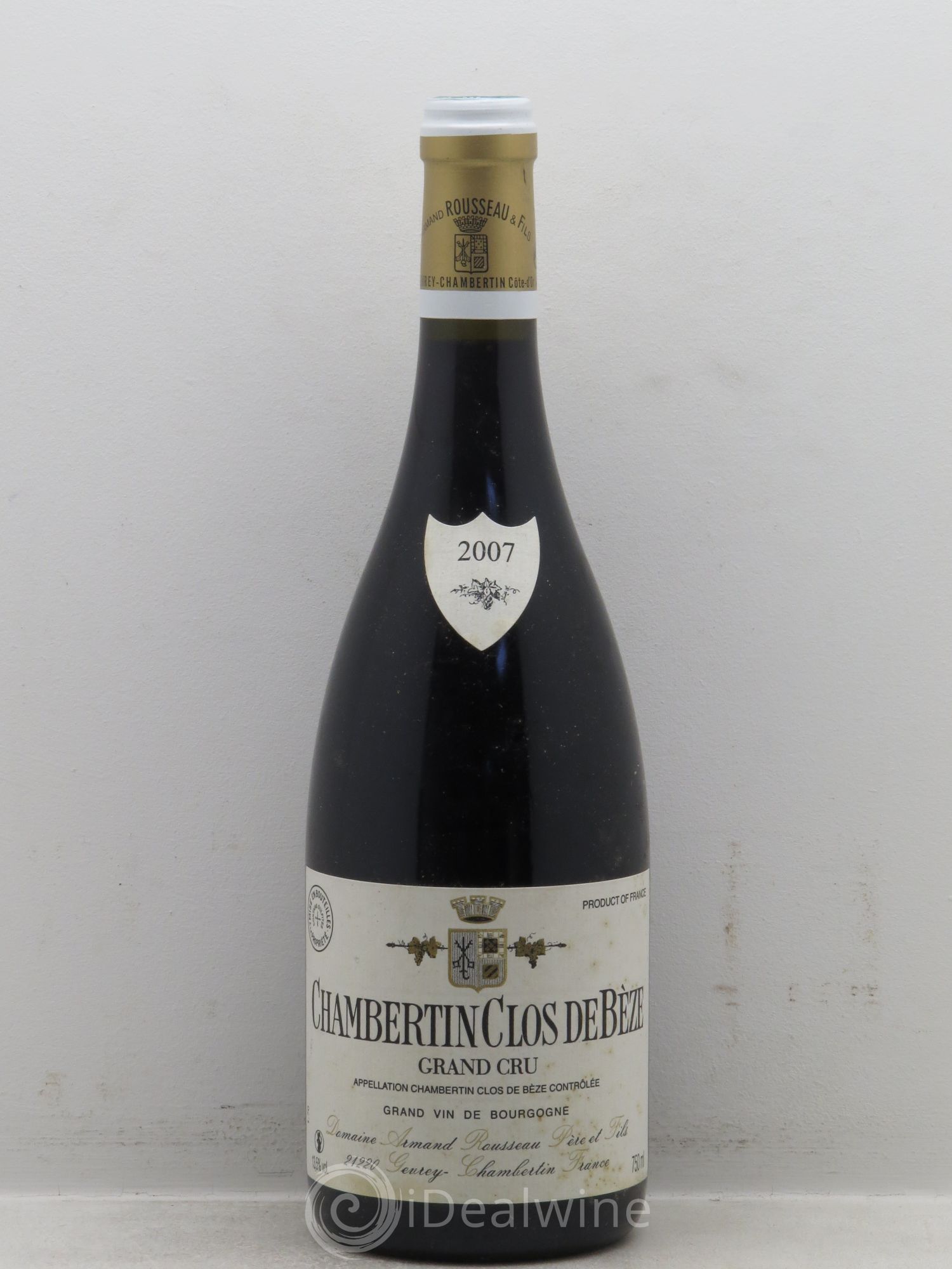 Chambertin Clos de Bèze Grand Cru Armand Rousseau (Domaine) 2007 - Lot de 1 bouteille - 0