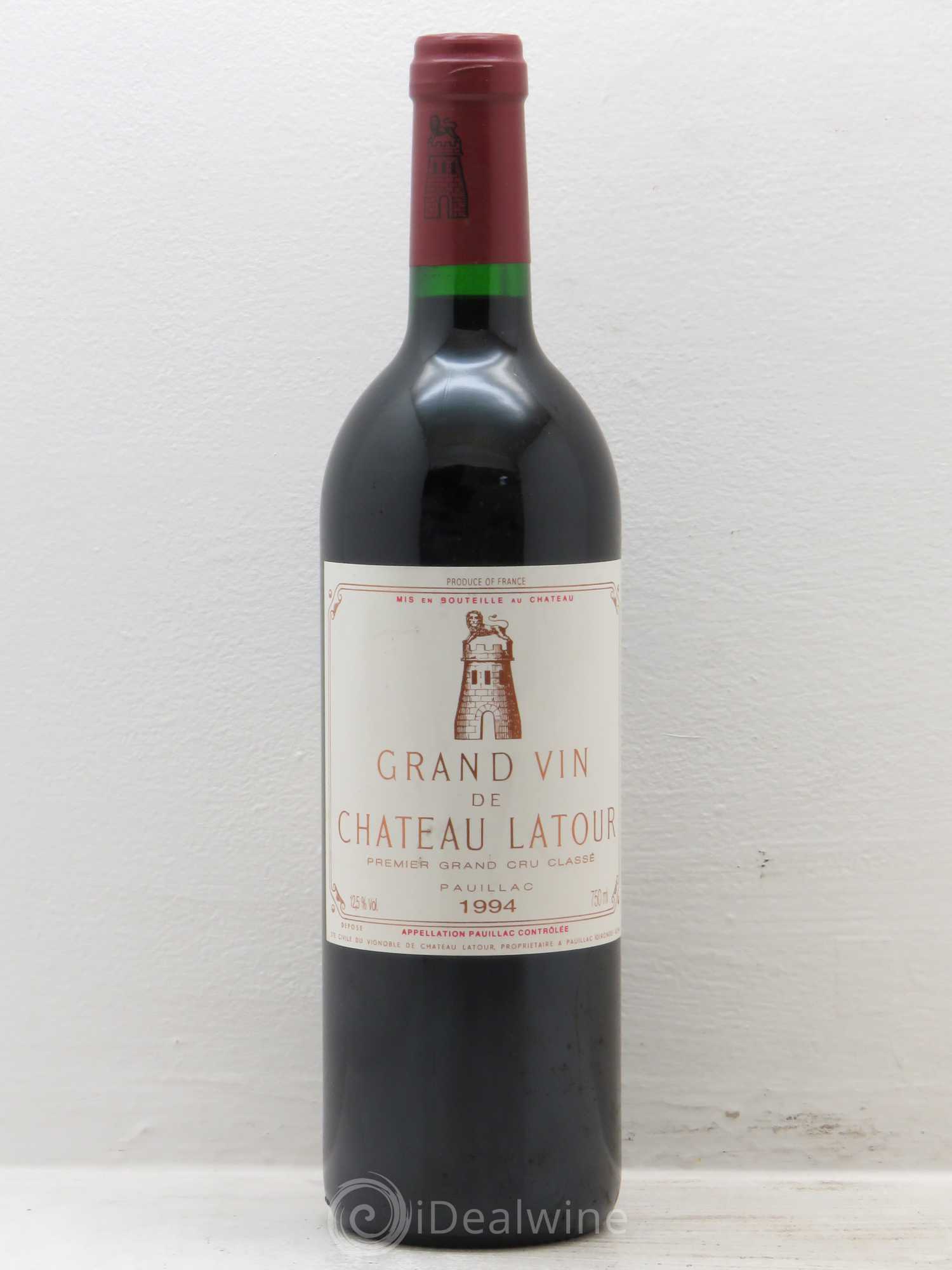 Château Latour 1er Grand Cru Classé 1994 - Lot de 1 bouteille - 0