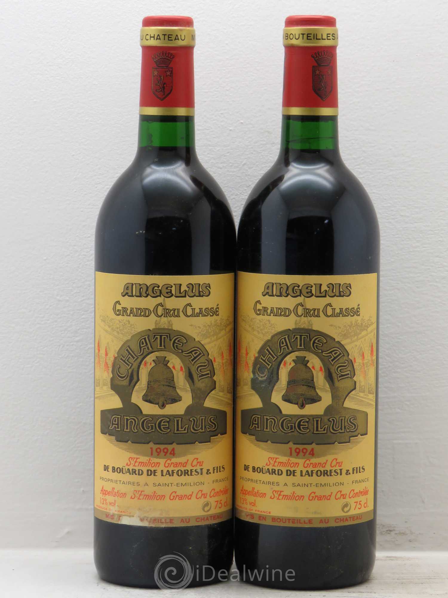 Château Angélus 1er Grand Cru Classé A 1994 - Lot de 2 bouteilles - 0