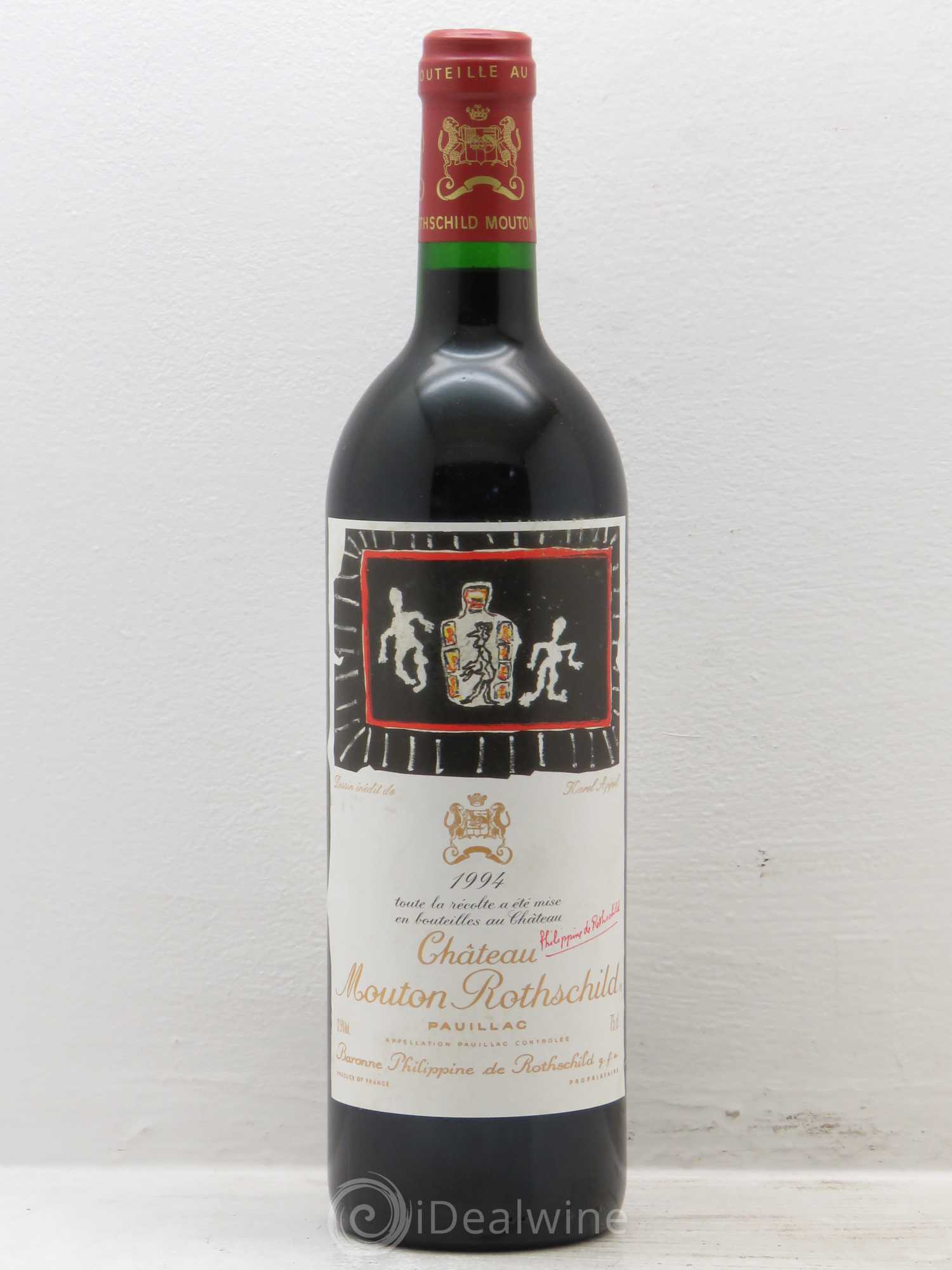 Château Mouton Rothschild 1er Grand Cru Classé 1994 - Lot de 1 bouteille - 0