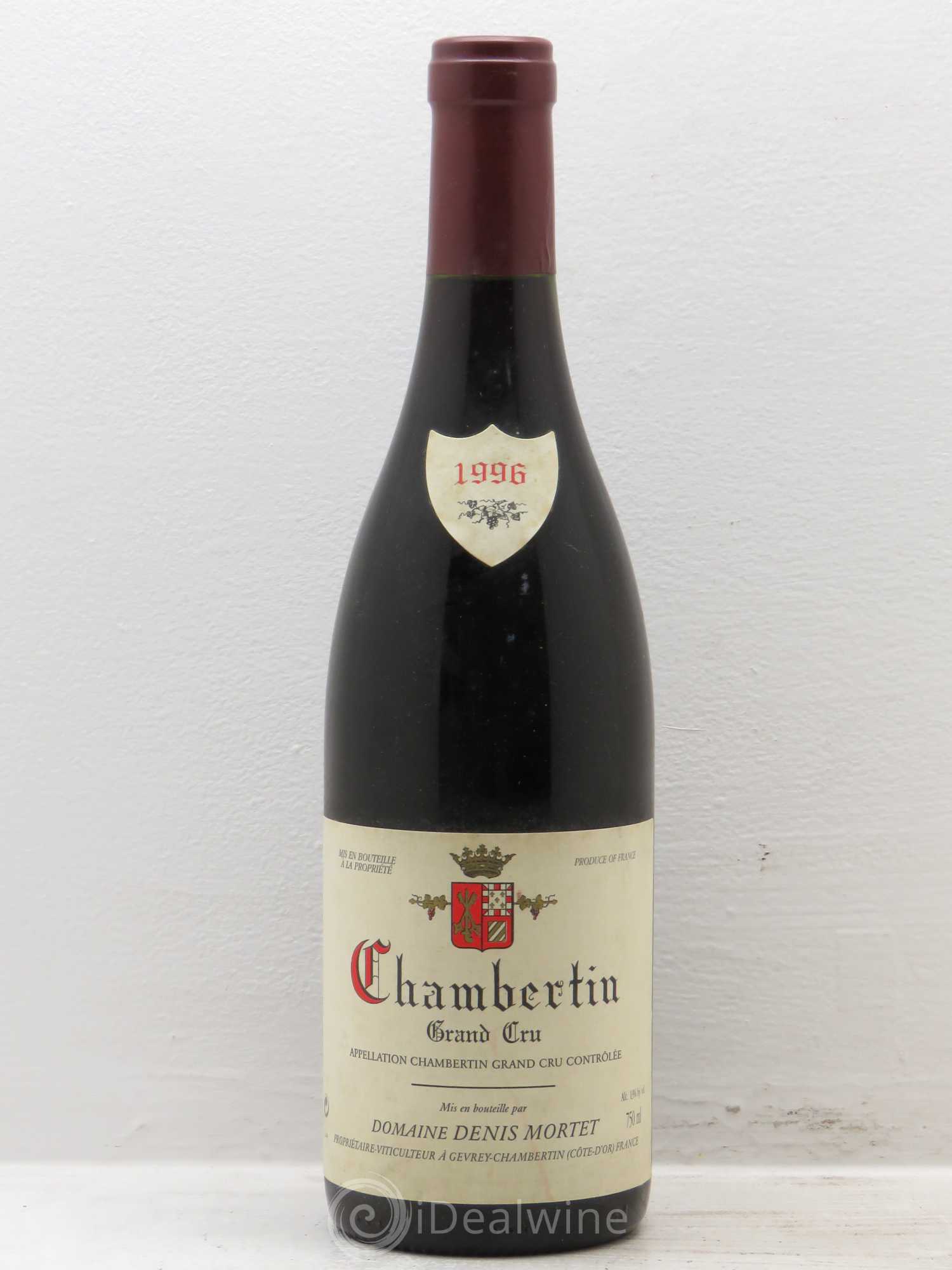 Chambertin Grand Cru Denis Mortet (Domaine) 1996 - Lot de 1 bouteille - 0