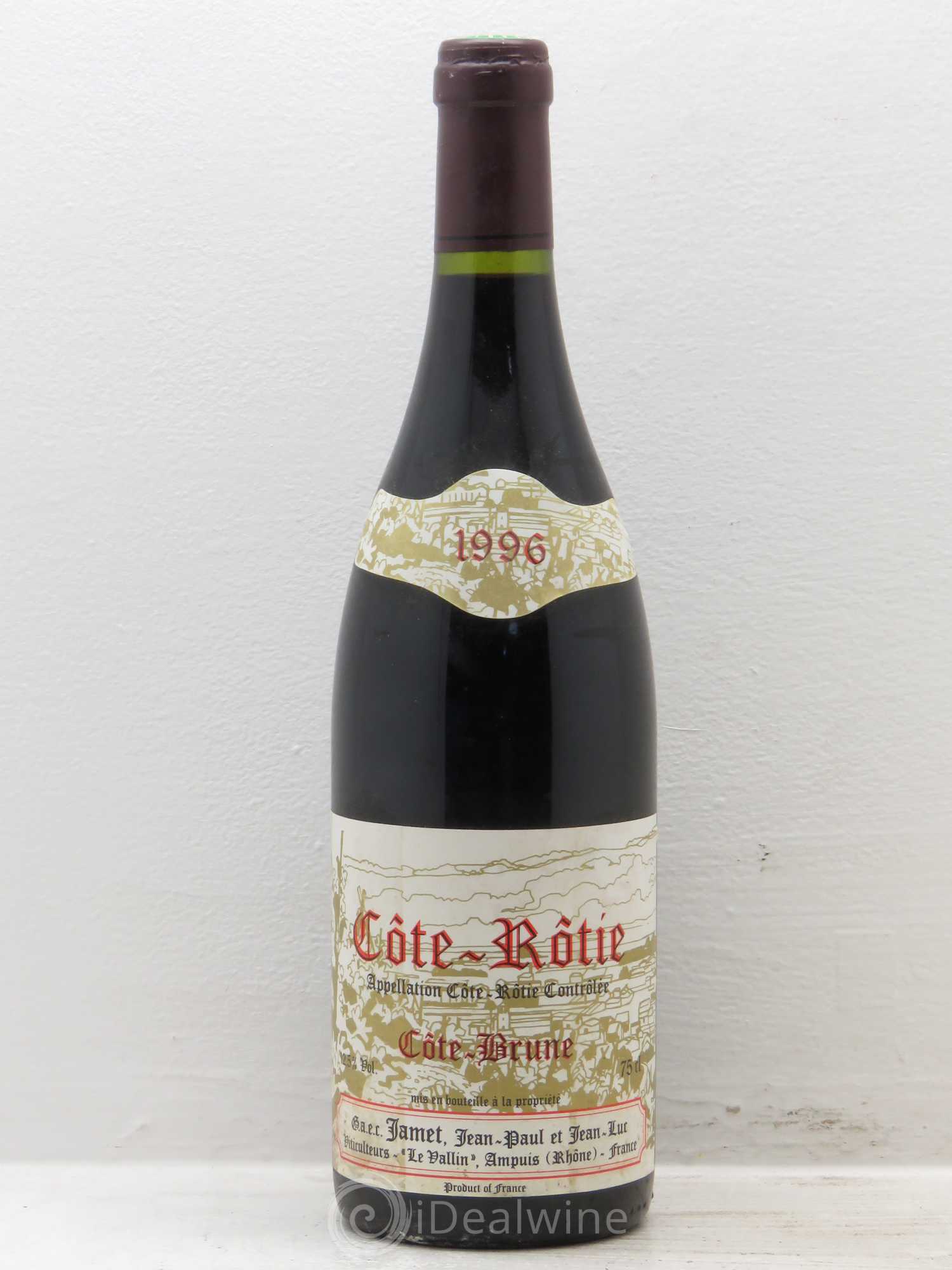Côte-Rôtie Côte Brune Jamet (Domaine) 1996 - Lot de 1 bouteille - 0