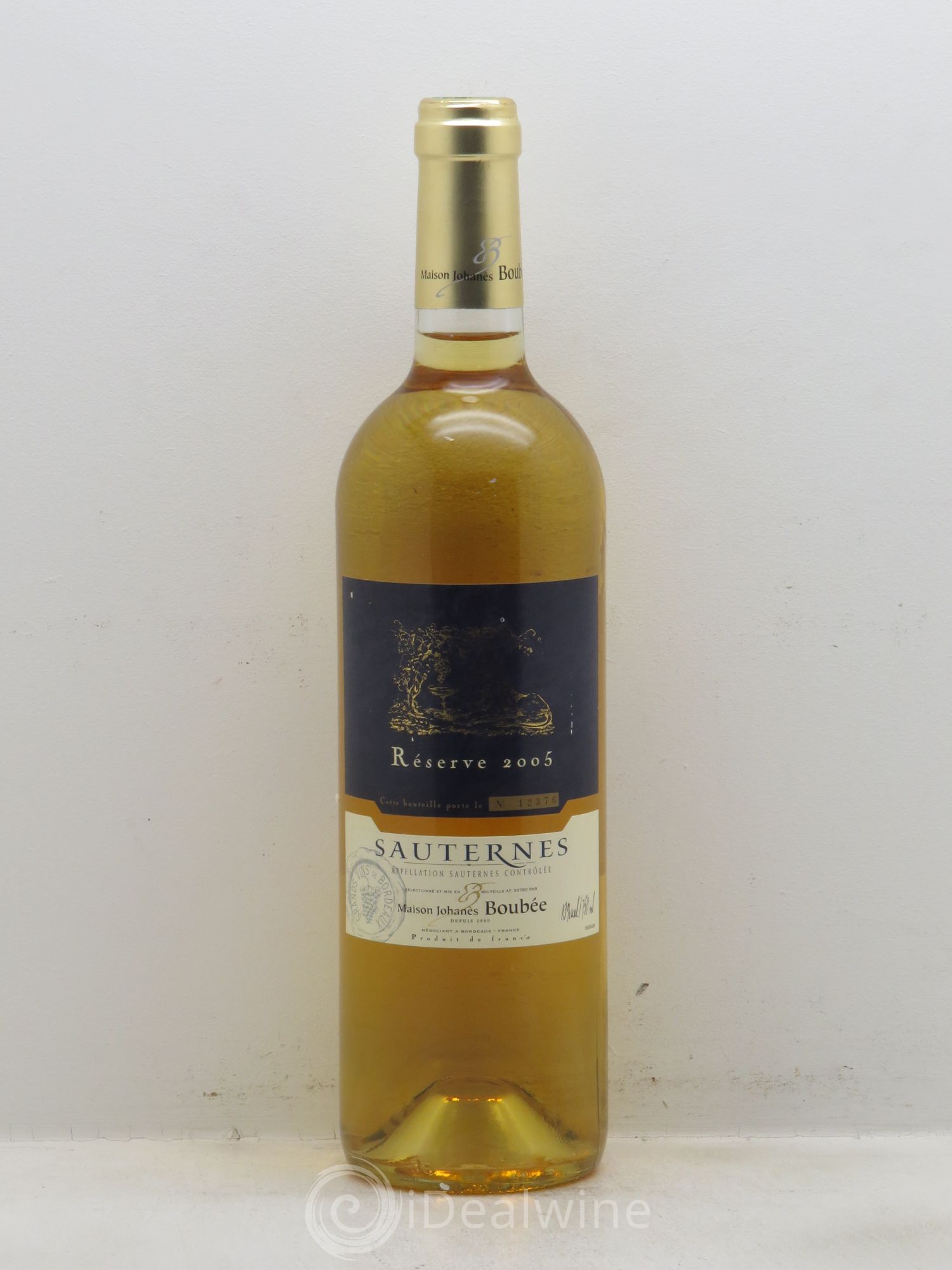 Sauternes J.Boubée Réserve 2005 - Posten von 1 Flasche - 0