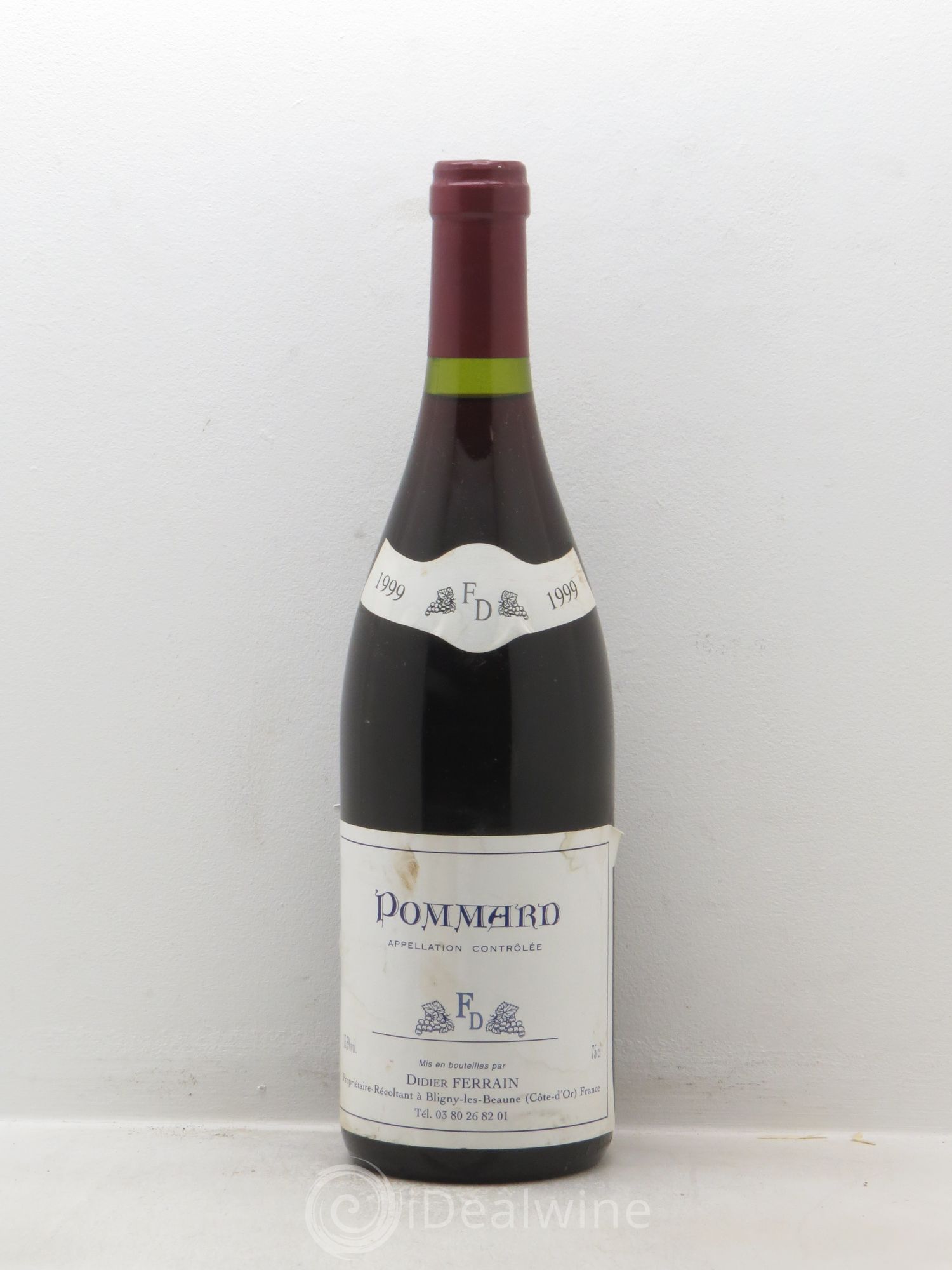 Pommard Didier Ferrain (sans prix de réserve - no reserve) 1999 - Posten von 1 Flasche - 0