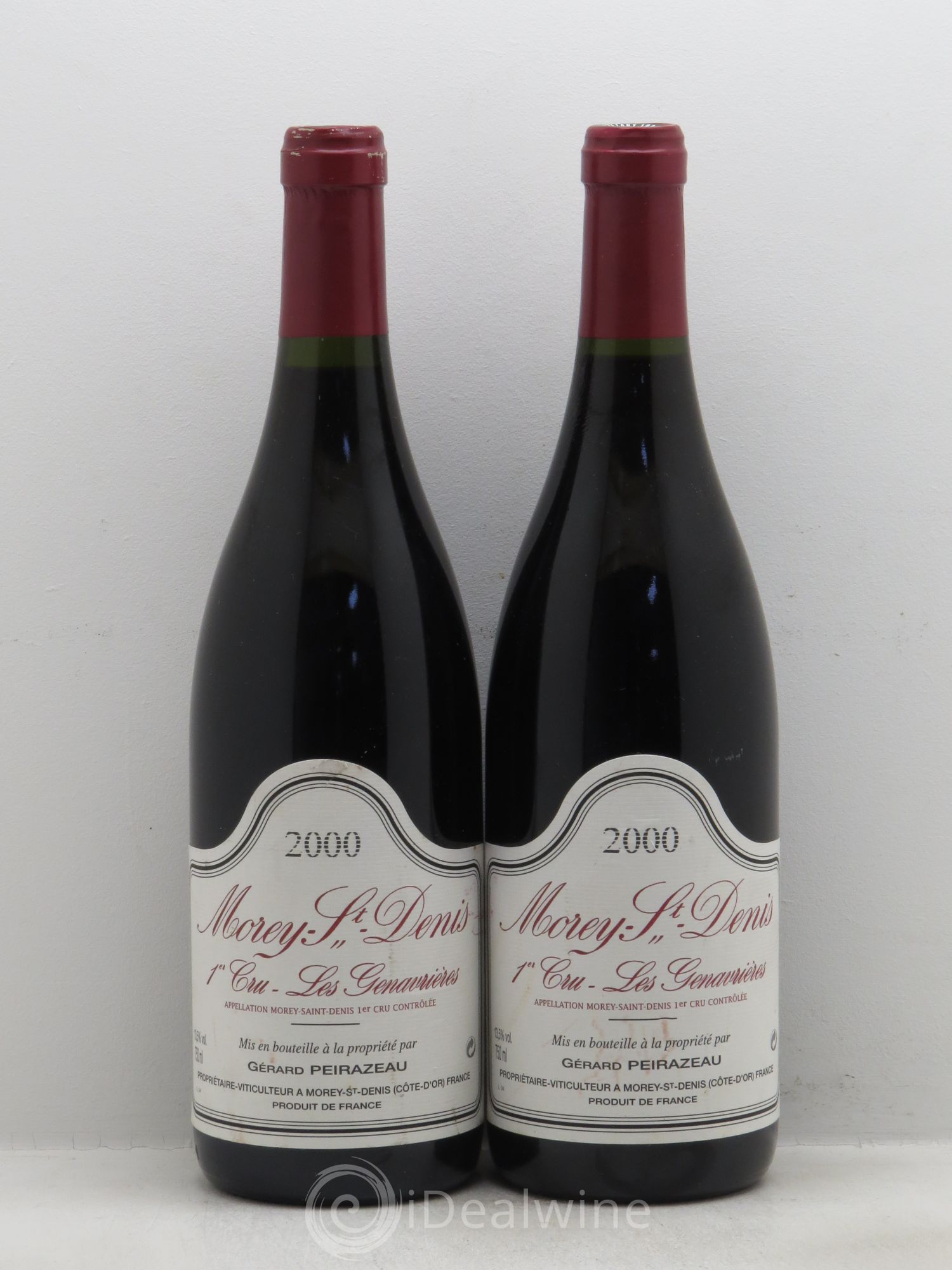 Morey-Saint-Denis 1er Cru G.Peirazeau 2000 - Lot de 2 bouteilles - 0