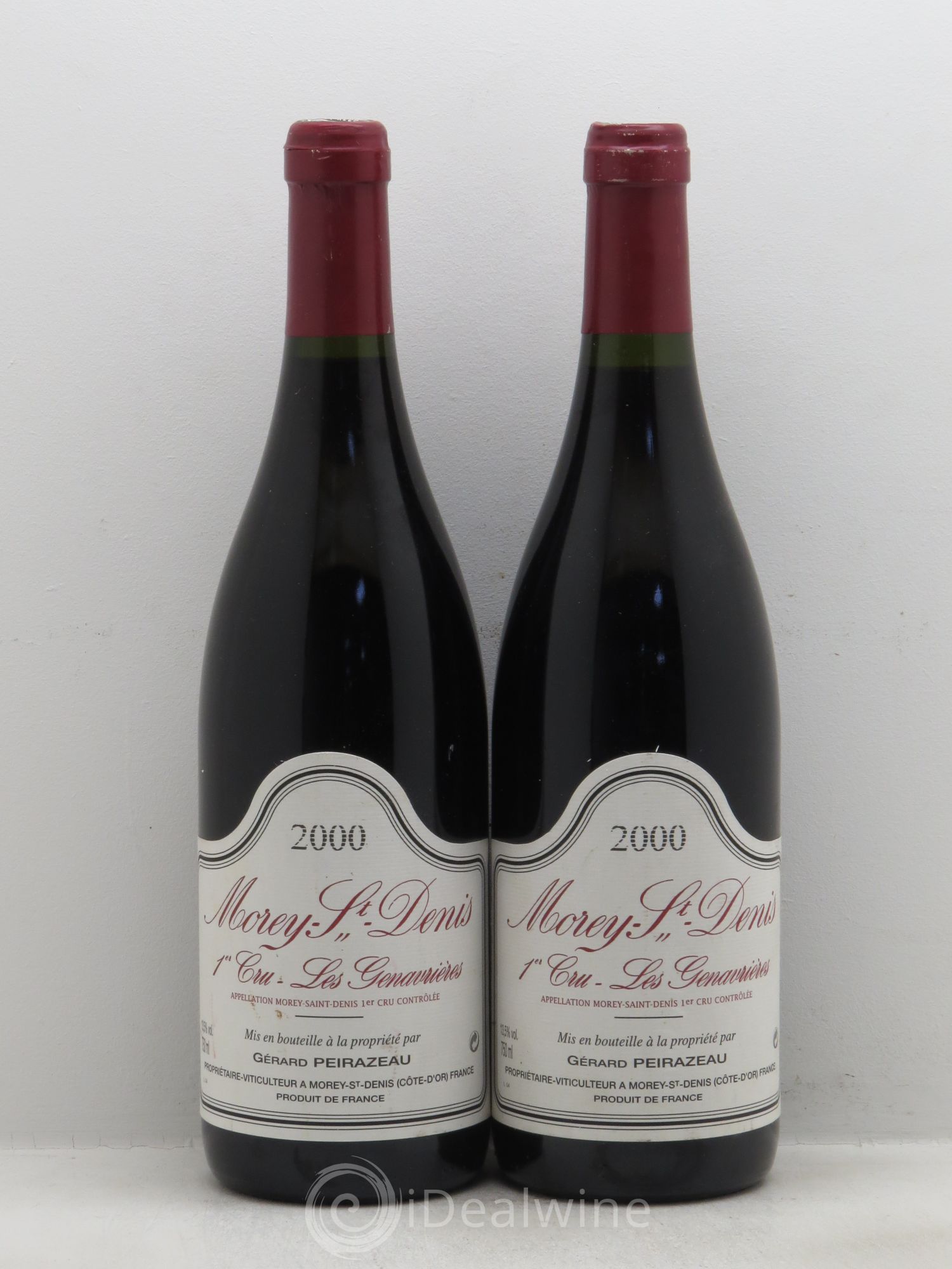Morey-Saint-Denis 1er Cru G.Peirazeau 2000 - Posten von 2 Flaschen - 0