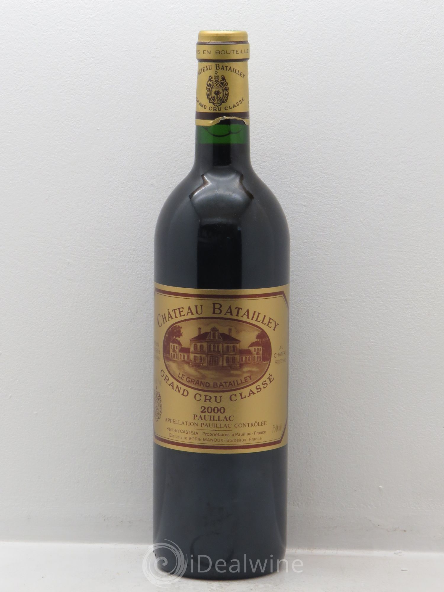 Château Batailley 5ème Grand Cru Classé 2000 - Lot de 1 bouteille - 0