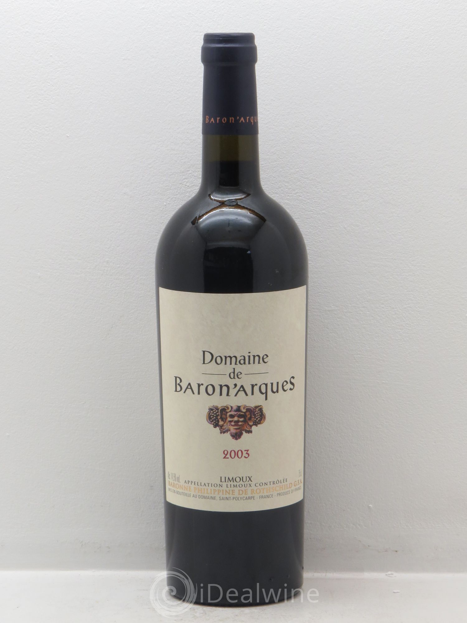 Divers Domaine Baron d'Arques Limoux 2003 - Posten von 1 Flasche - 0