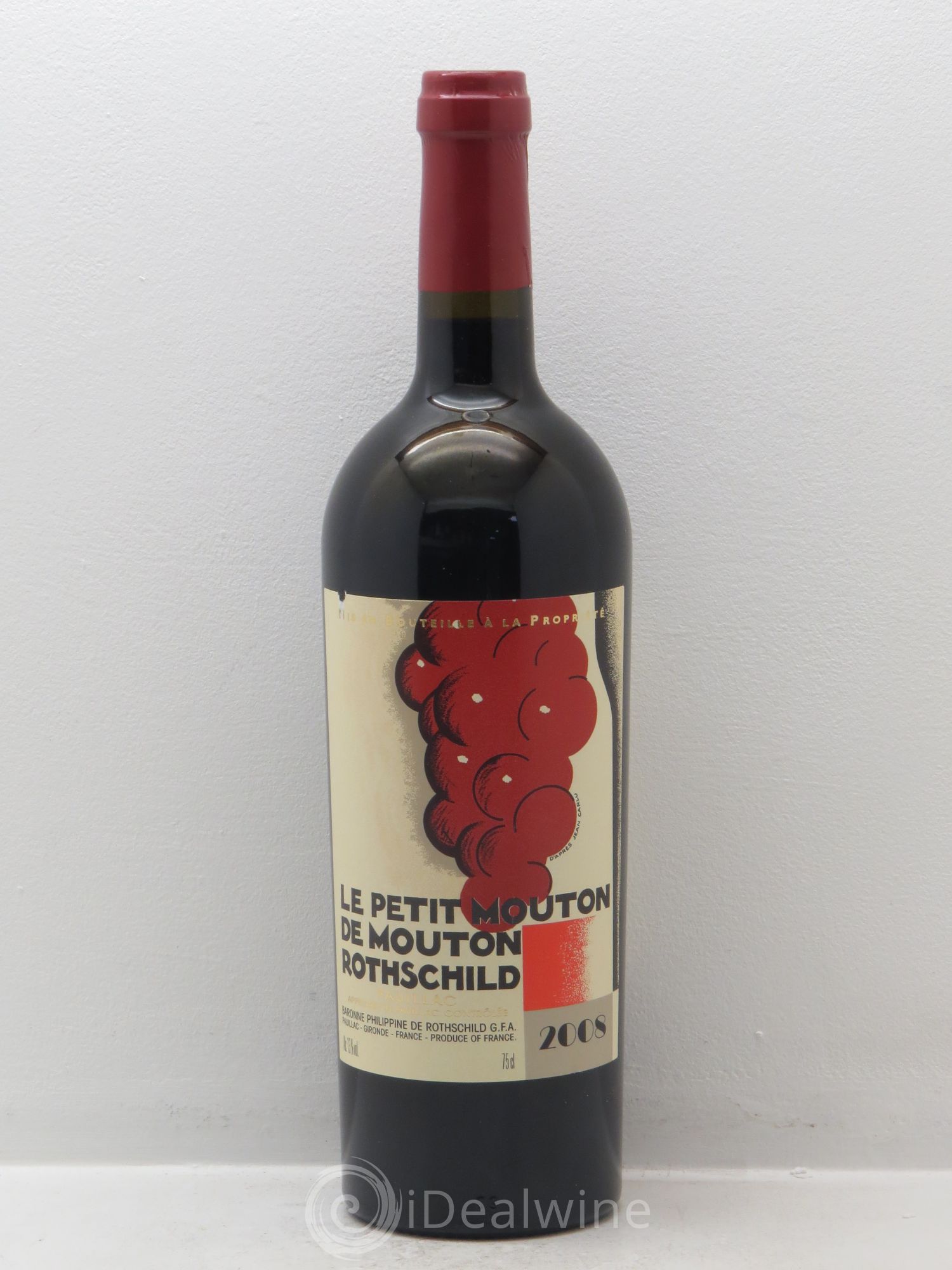 Petit Mouton Second Vin 2008 - Lot de 1 bouteille - 0
