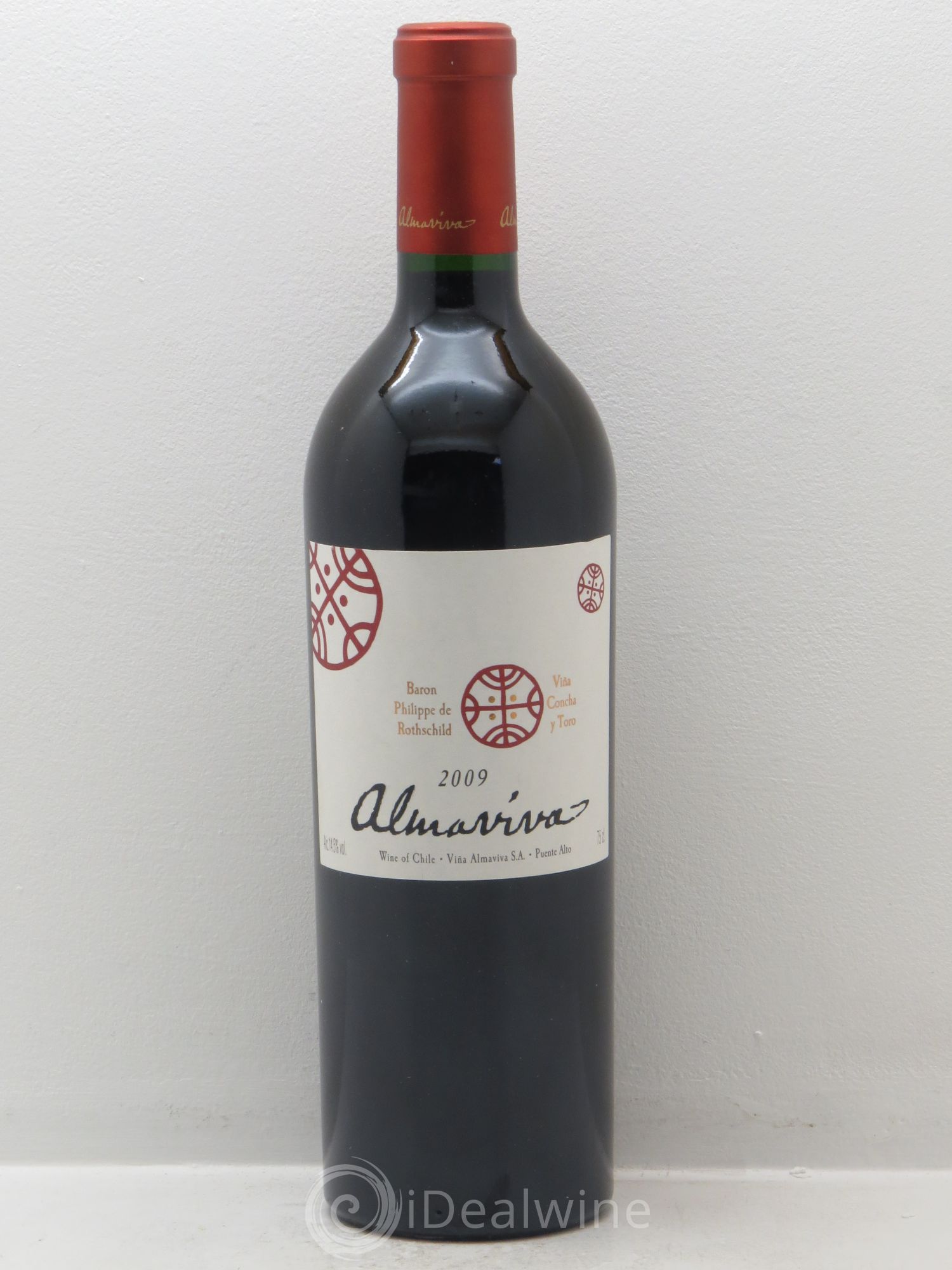 Chili Almaviva Baron P. de Rothschild Concha y Toro 2009 - Lot de 1 bouteille - 0