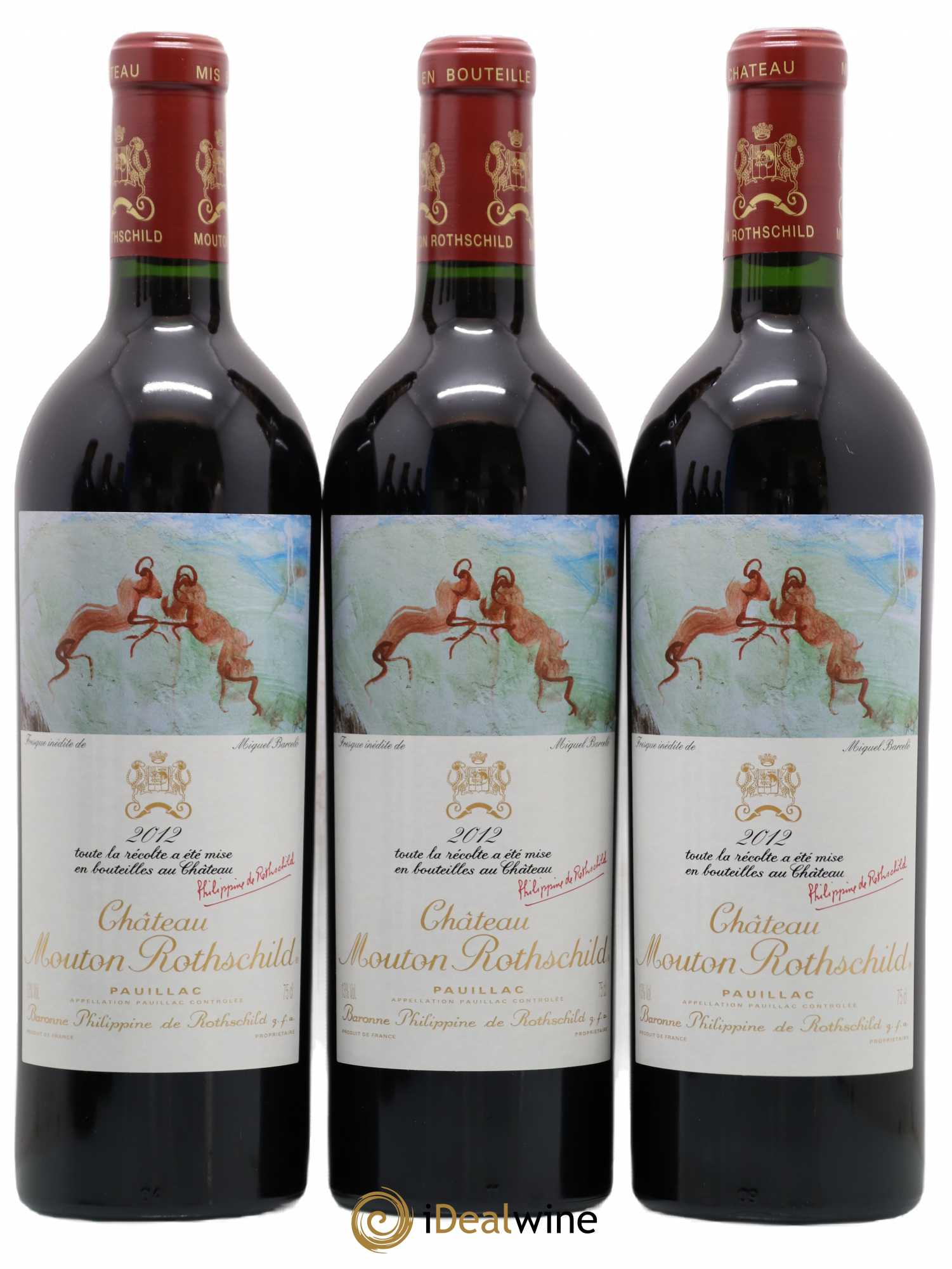 Château Mouton Rothschild 1er Grand Cru Classé 2012 - Lot de 6 bouteilles - 1