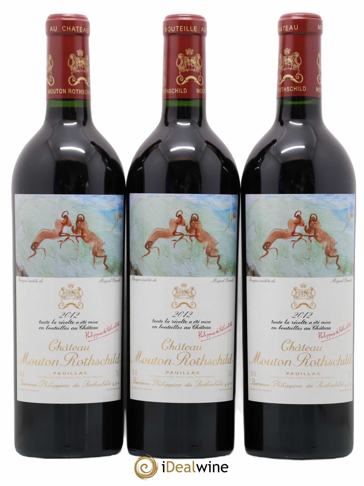 Château Mouton Rothschild 1er Grand Cru Classé 2012 - Lot de 6 bouteilles - 3