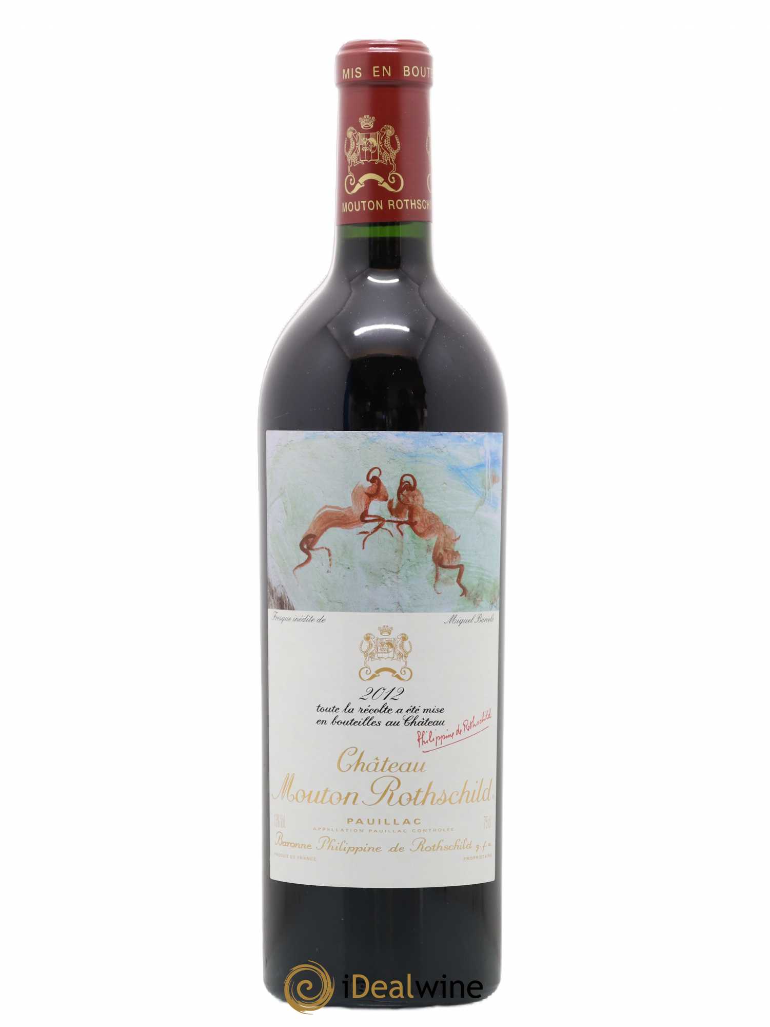 Château Mouton Rothschild 1er Grand Cru Classé 2012 - Lot de 1 bouteille - 0