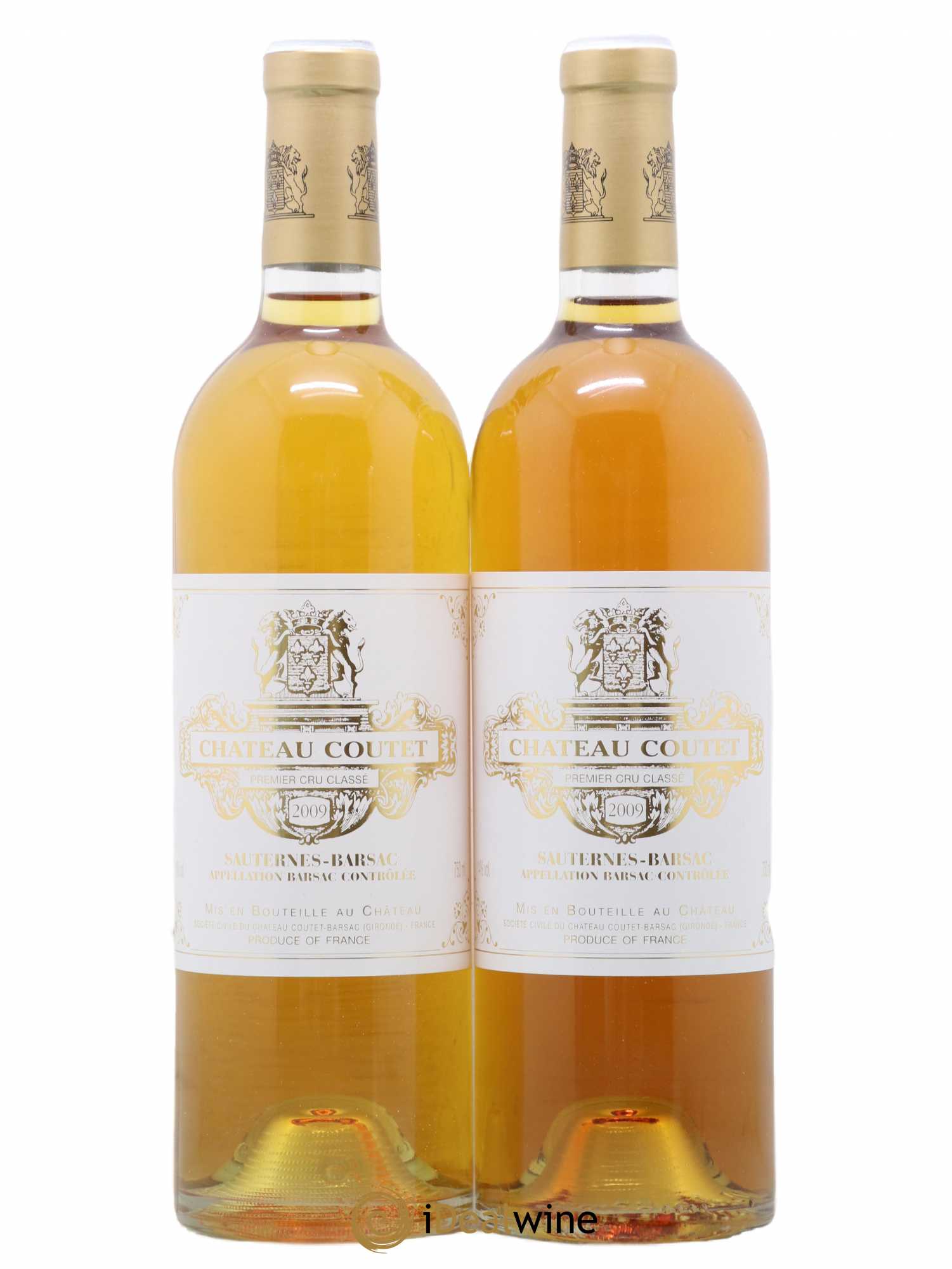 Château Coutet 1er Grand Cru Classé 2009 - Lotto di 2 bottiglie - 0
