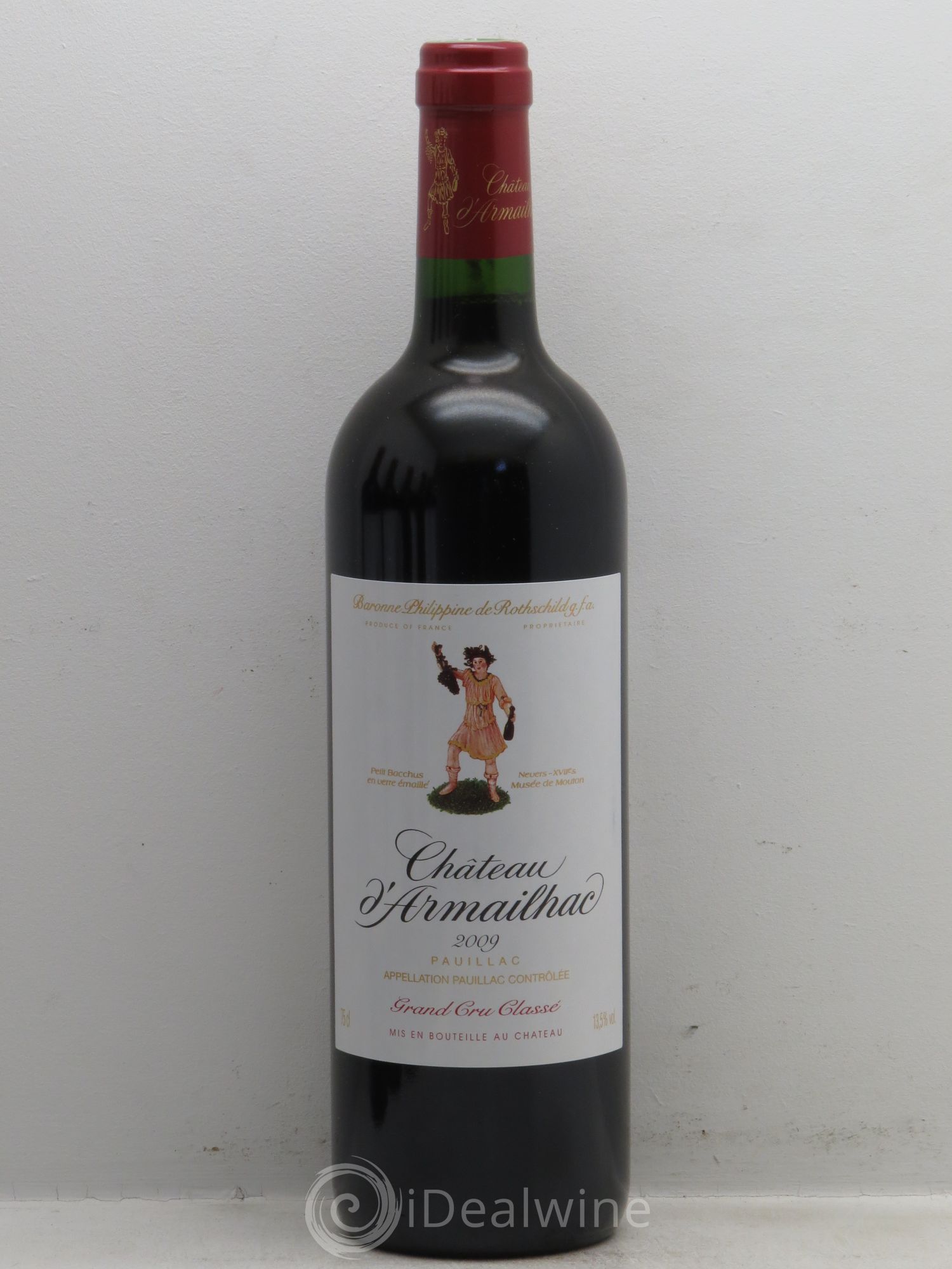 Château d' Armailhac - Mouton Baron(ne) Philippe 5ème Grand Cru Classé 2009 - Lot de 6 bouteilles - 0