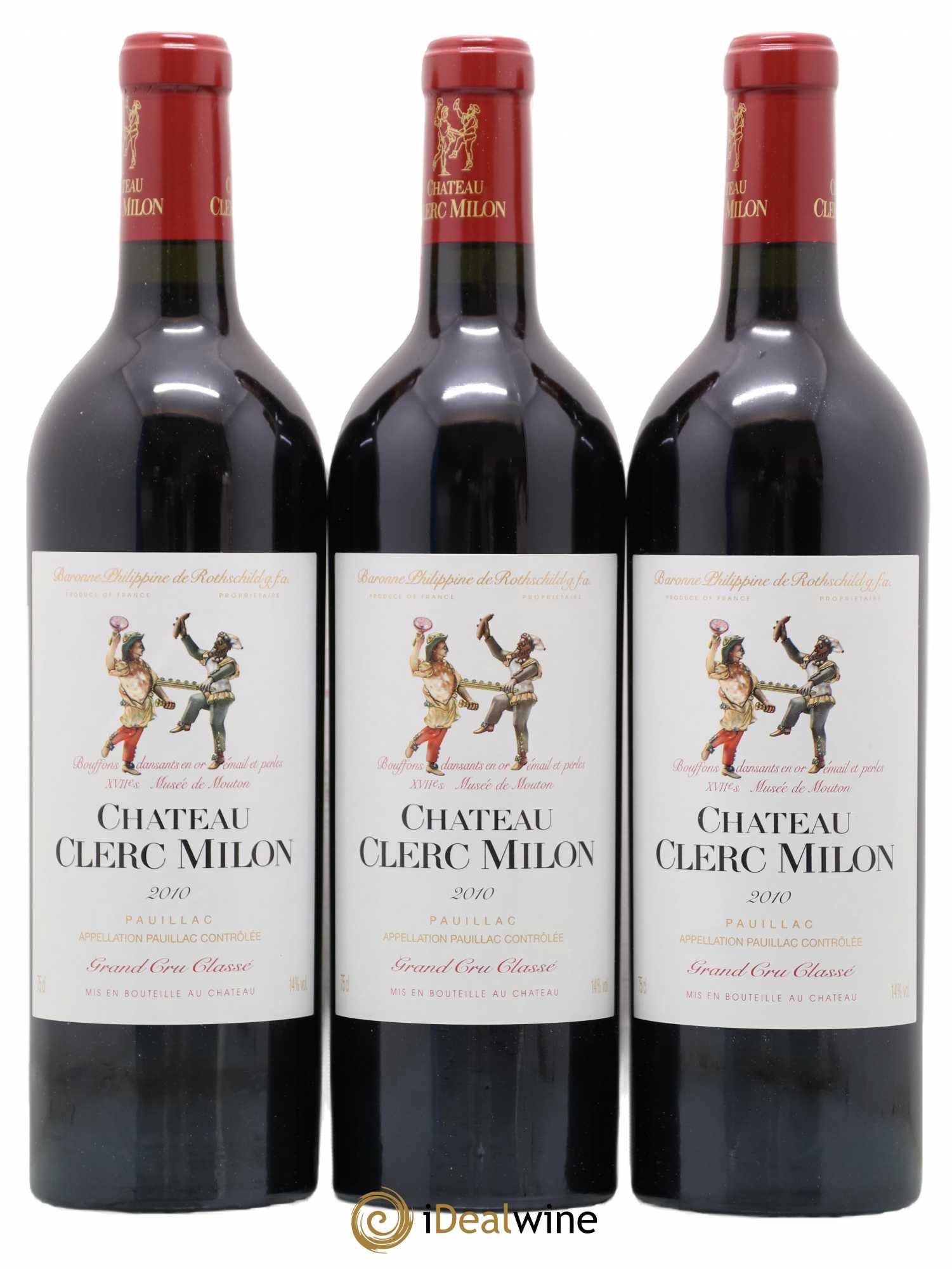 Château Clerc Milon 5ème Grand Cru Classé 2010 - Lot de 6 bouteilles - 2