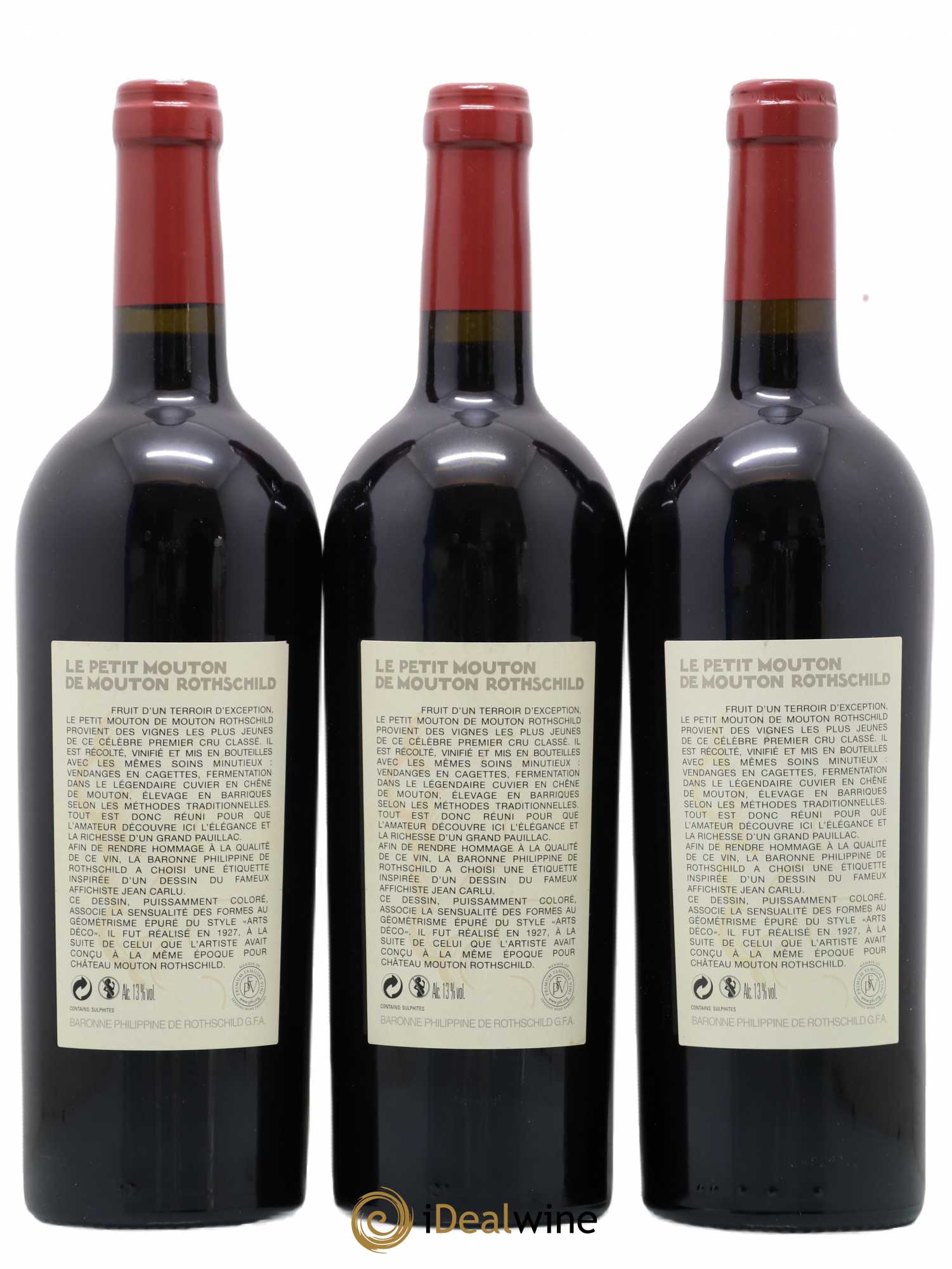 Petit Mouton Second Vin 2009 - Lot de 3 bouteilles - 1