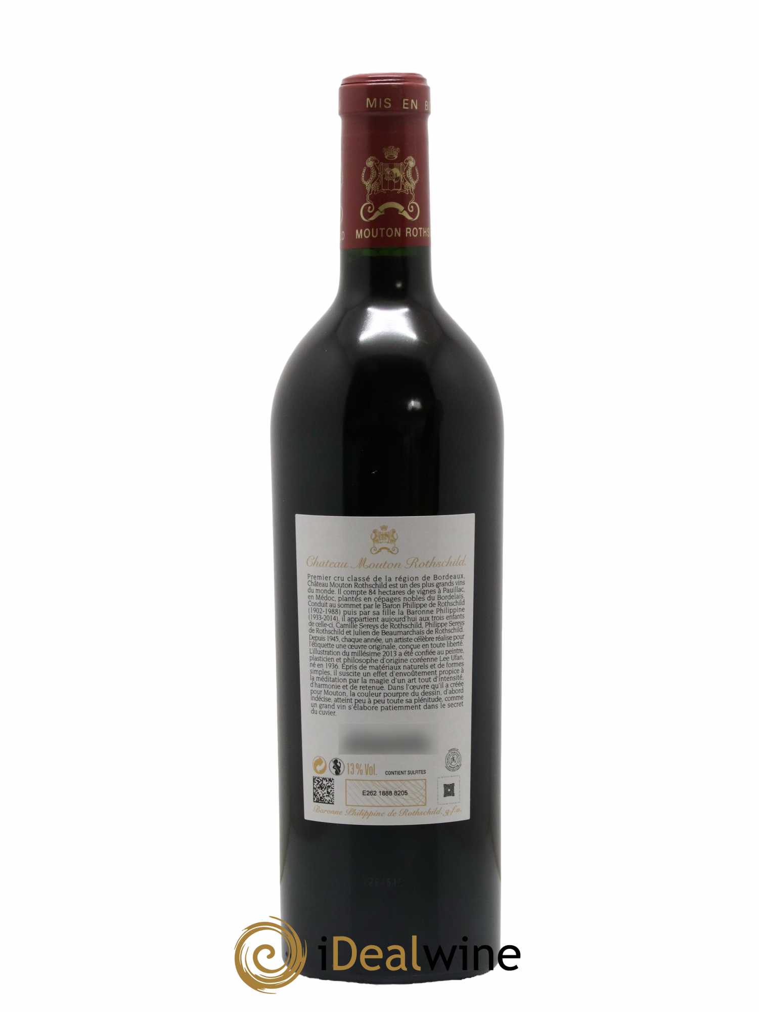 Château Mouton Rothschild 1er Grand Cru Classé 2013 - Lot of 1 bottle - 1
