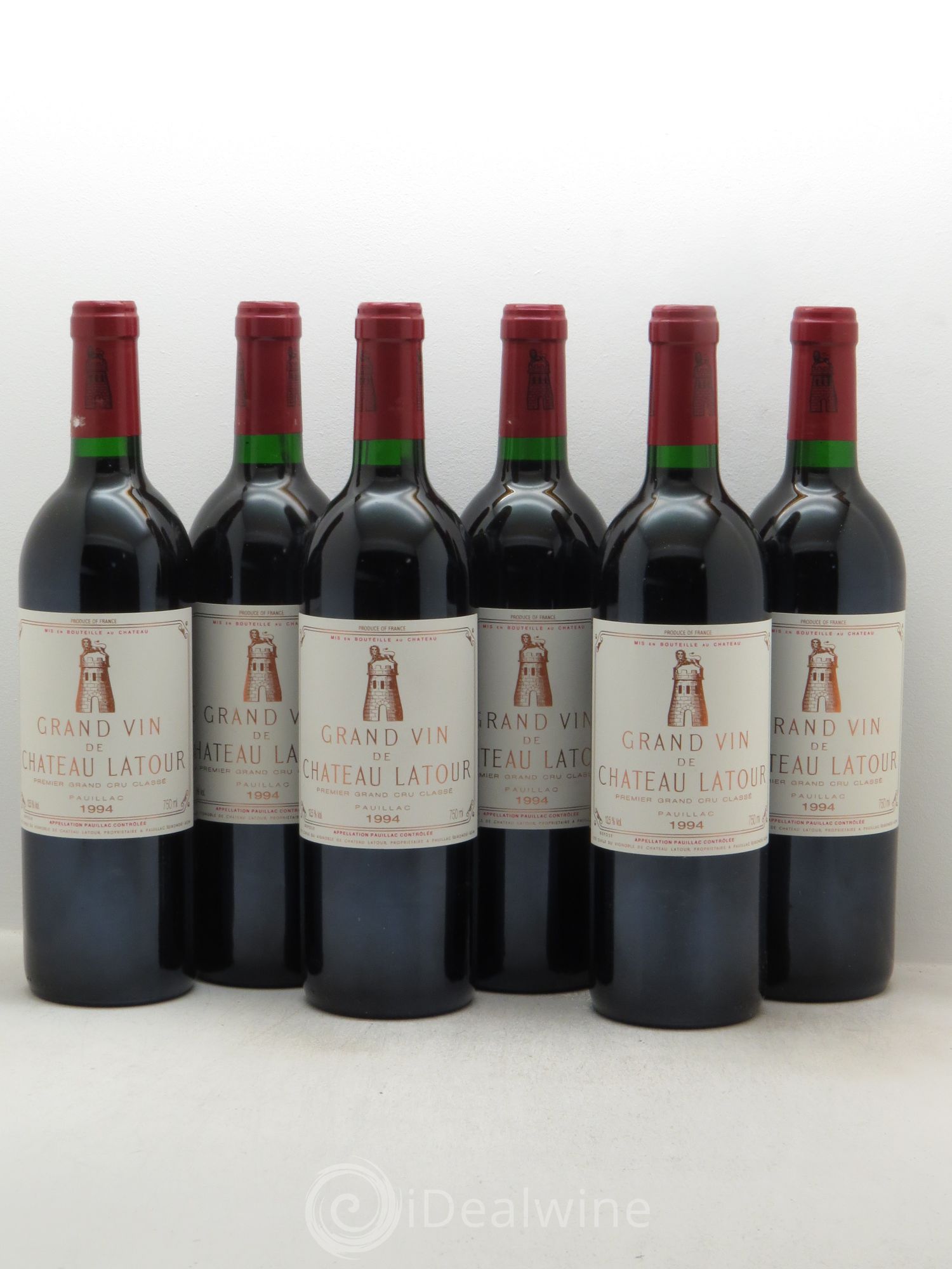 Château Latour 1er Grand Cru Classé 1994 - Lot de 6 bouteilles - 0