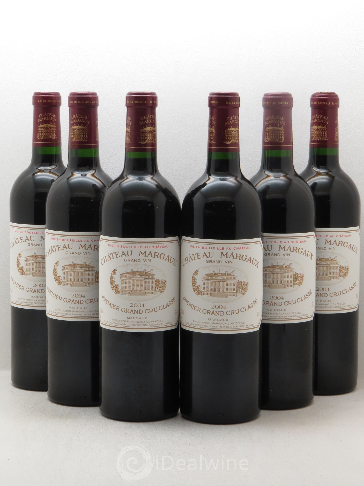 Château Margaux 1er Grand Cru Classé 2004 - Lot de 6 bouteilles - 0