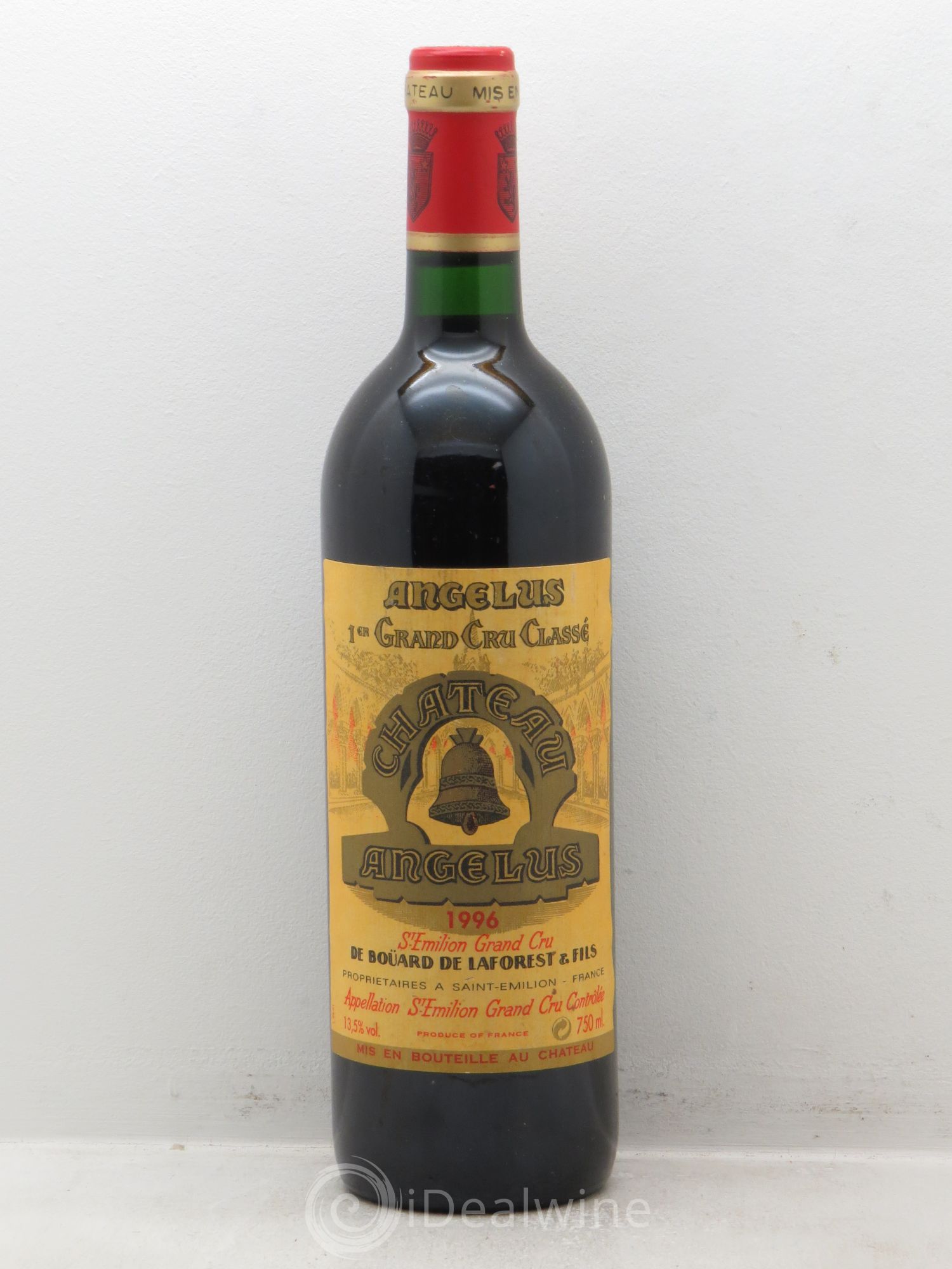 Château Angélus 1er Grand Cru Classé A 1996 - Lot de 1 bouteille - 0
