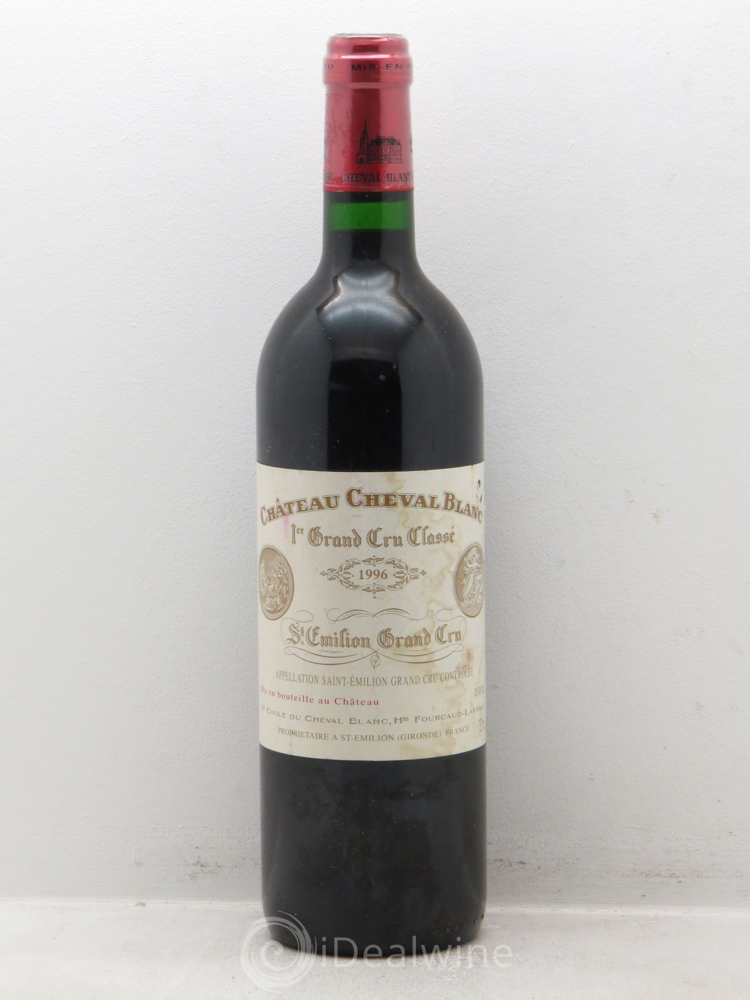 Château Cheval Blanc 1er Grand Cru Classé A 1996 - Lot de 1 bouteille - 0