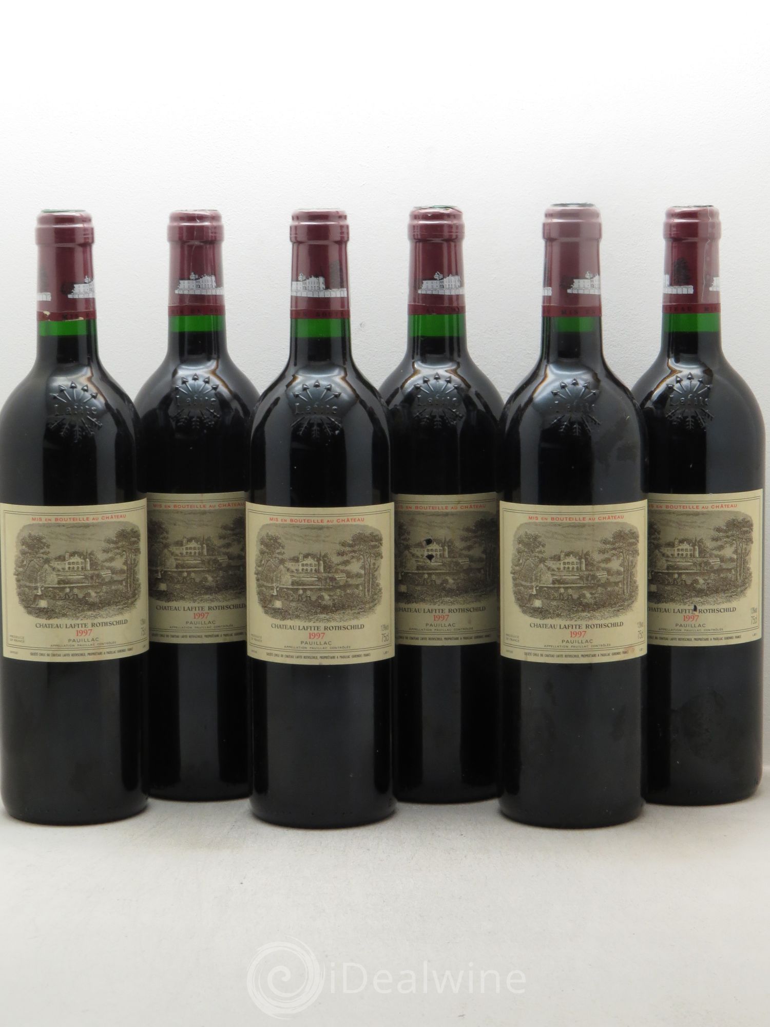 Château Lafite Rothschild 1er Grand Cru Classé 1997 - Lot de 6 bouteilles - 0