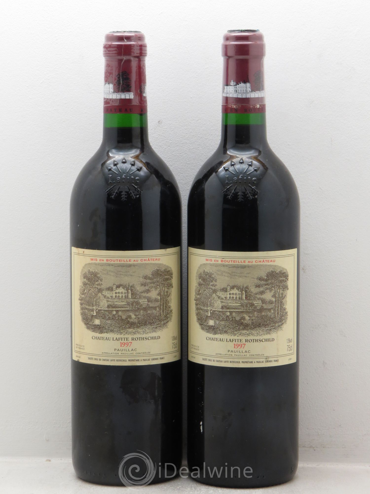 Château Lafite Rothschild 1er Grand Cru Classé 1997 - Lot de 2 bouteilles - 0