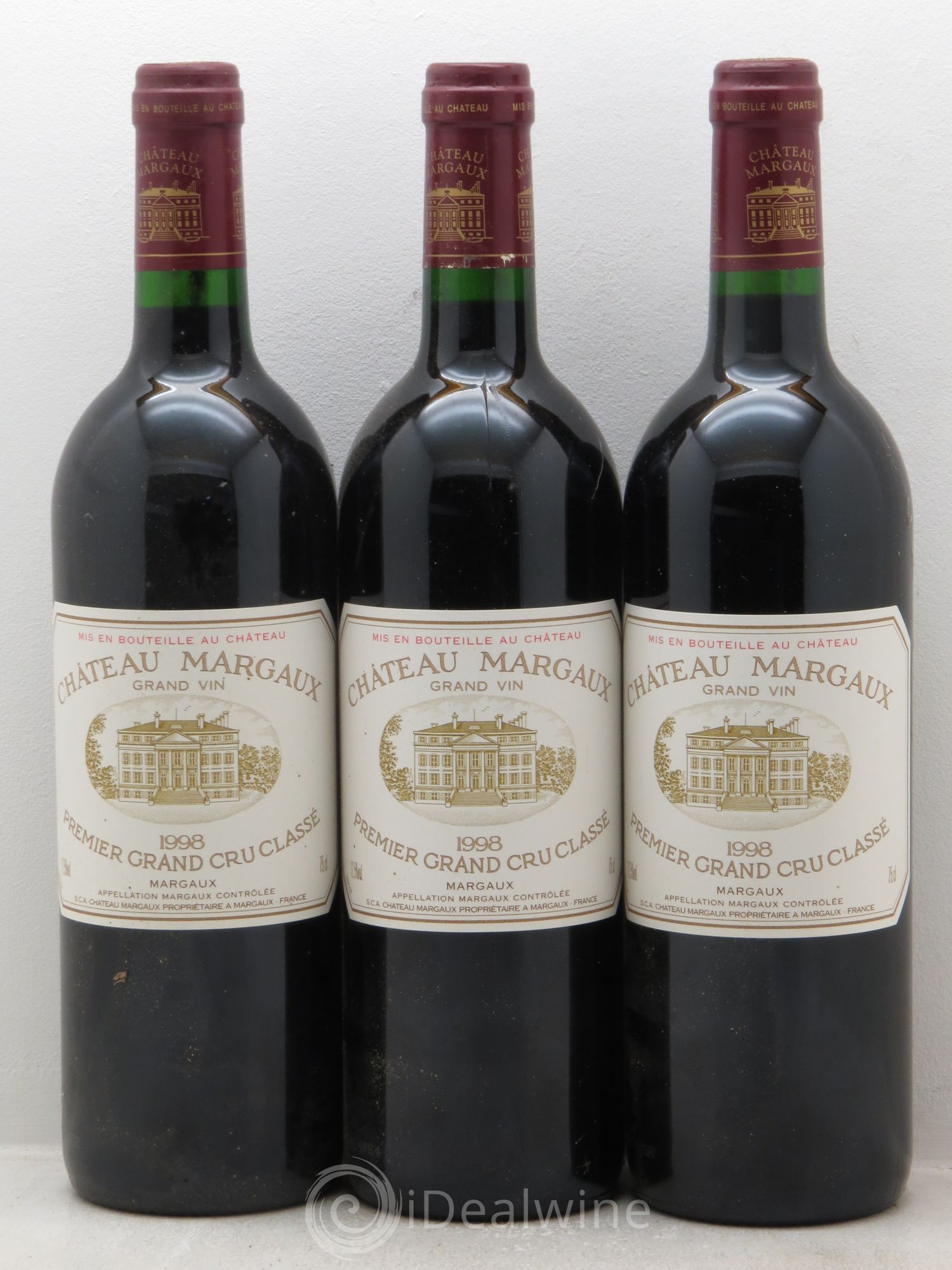 Château Margaux 1er Grand Cru Classé 1998 - Lot de 6 bouteilles - 2