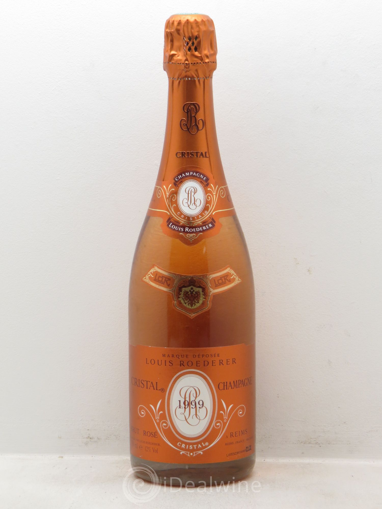 Cristal Louis Roederer étui 1999 - Lot de 1 bouteille - 0