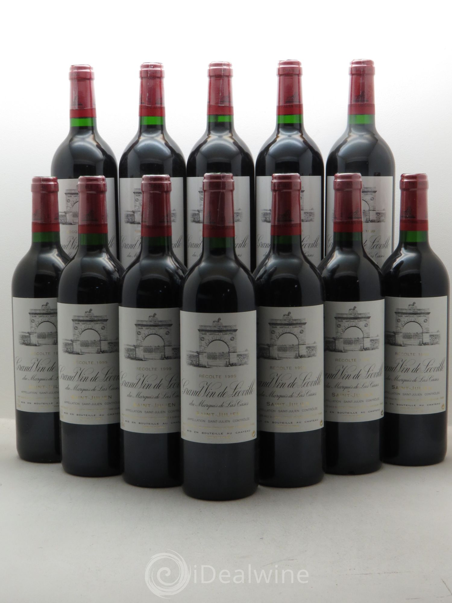 Château Léoville Las Cases 2ème Grand Cru Classé 1999 - Lotto di 12 bottiglie - 0