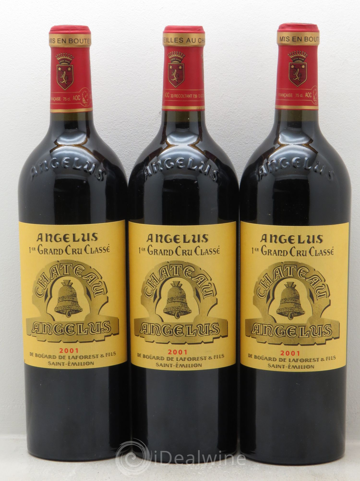 Château Angélus 1er Grand Cru Classé A 2001 - Lot de 6 bouteilles - 2