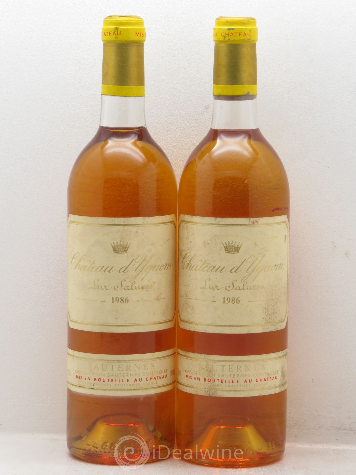 Château d' Yquem 1er Cru Classé Supérieur 1986 - Lotto di 2 bottiglie - 0