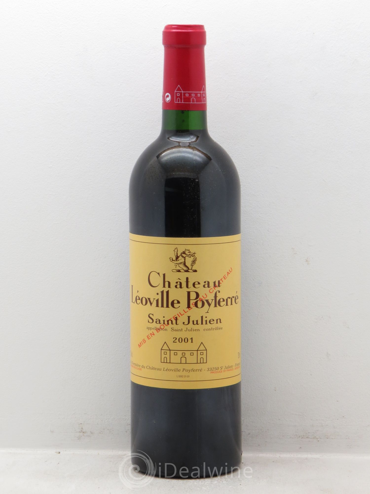 Château Léoville Poyferré 2ème Grand Cru Classé 2001 - Lot de 12 bouteilles - 0