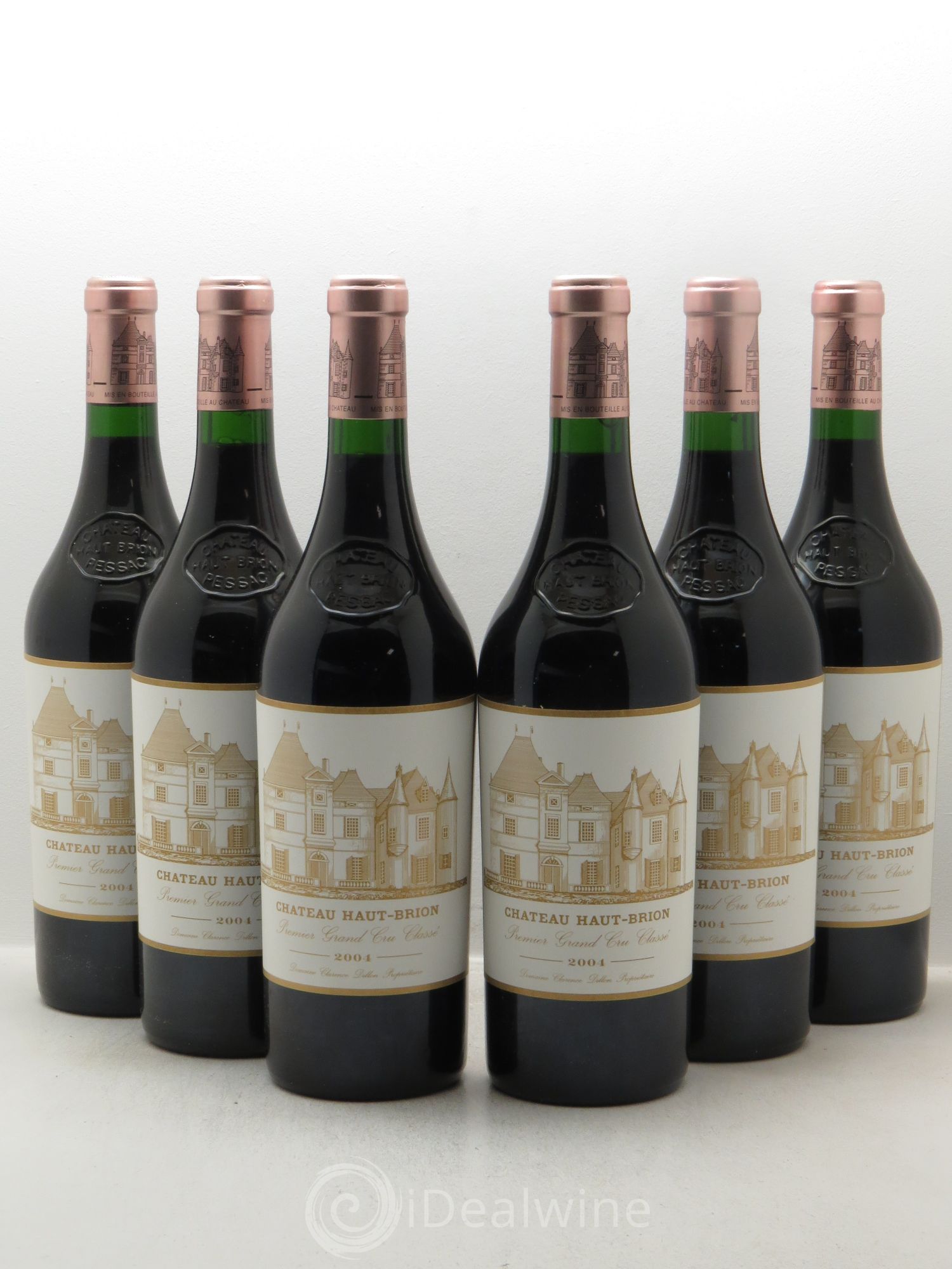 Château Haut Brion 1er Grand Cru Classé 2004 - Lot de 6 bouteilles - 0
